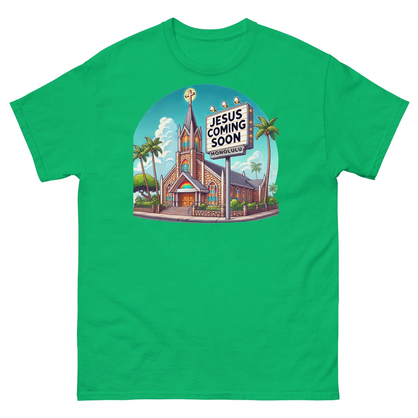 Jesus coming soon!! classic tee - Elevaleaf -