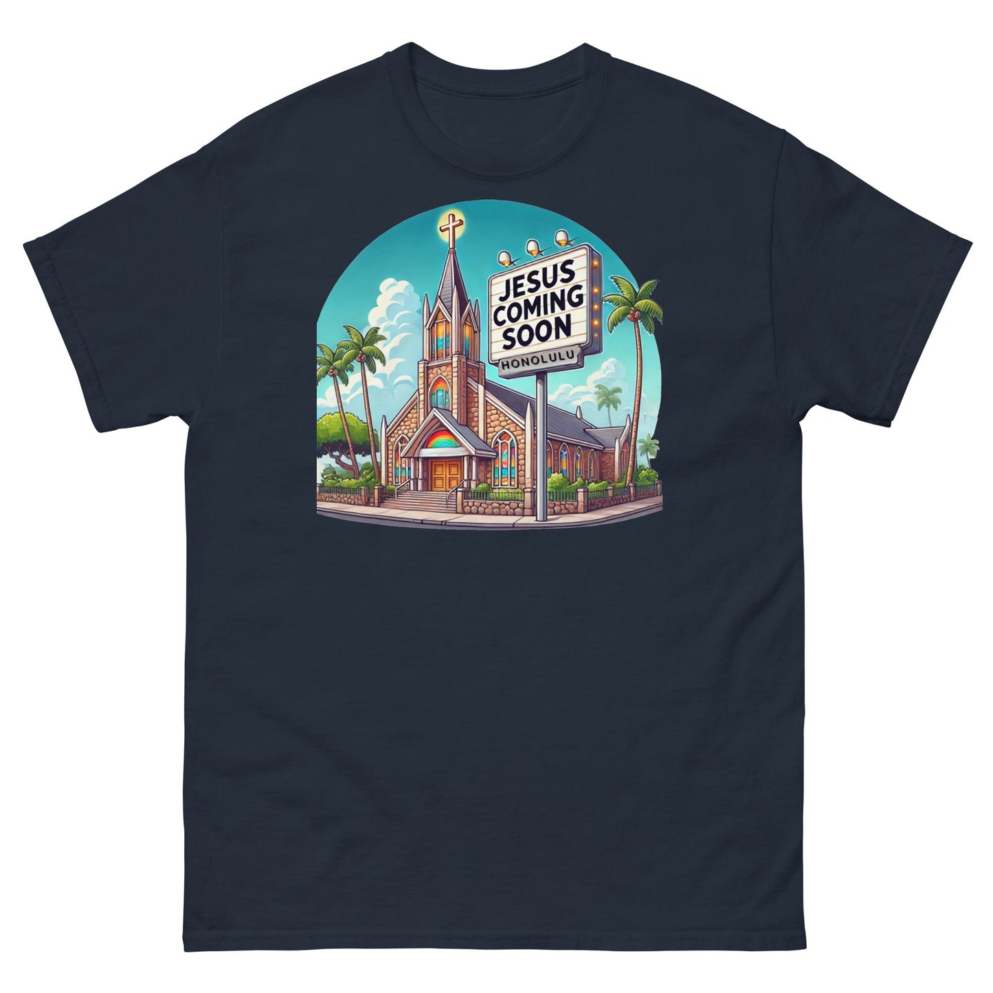 Jesus coming soon!! classic tee - Elevaleaf -