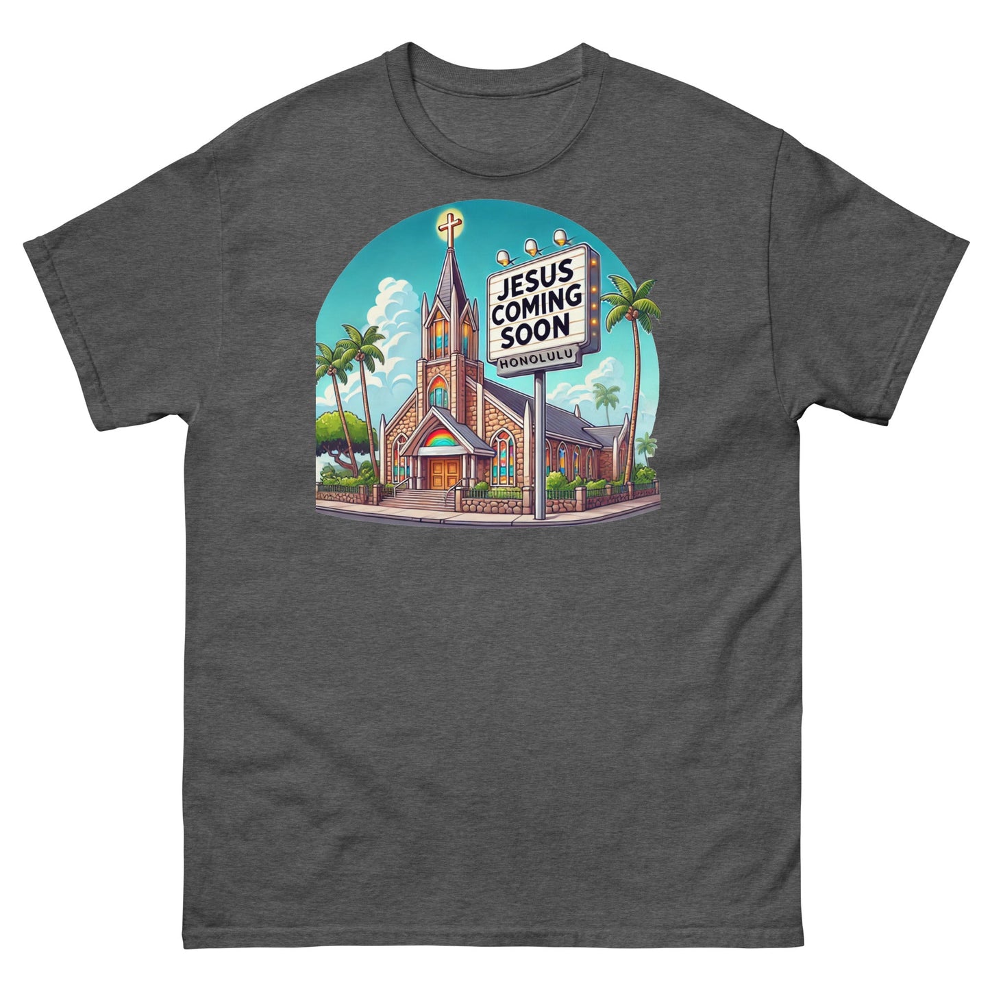 Jesus coming soon!! classic tee - Elevaleaf -
