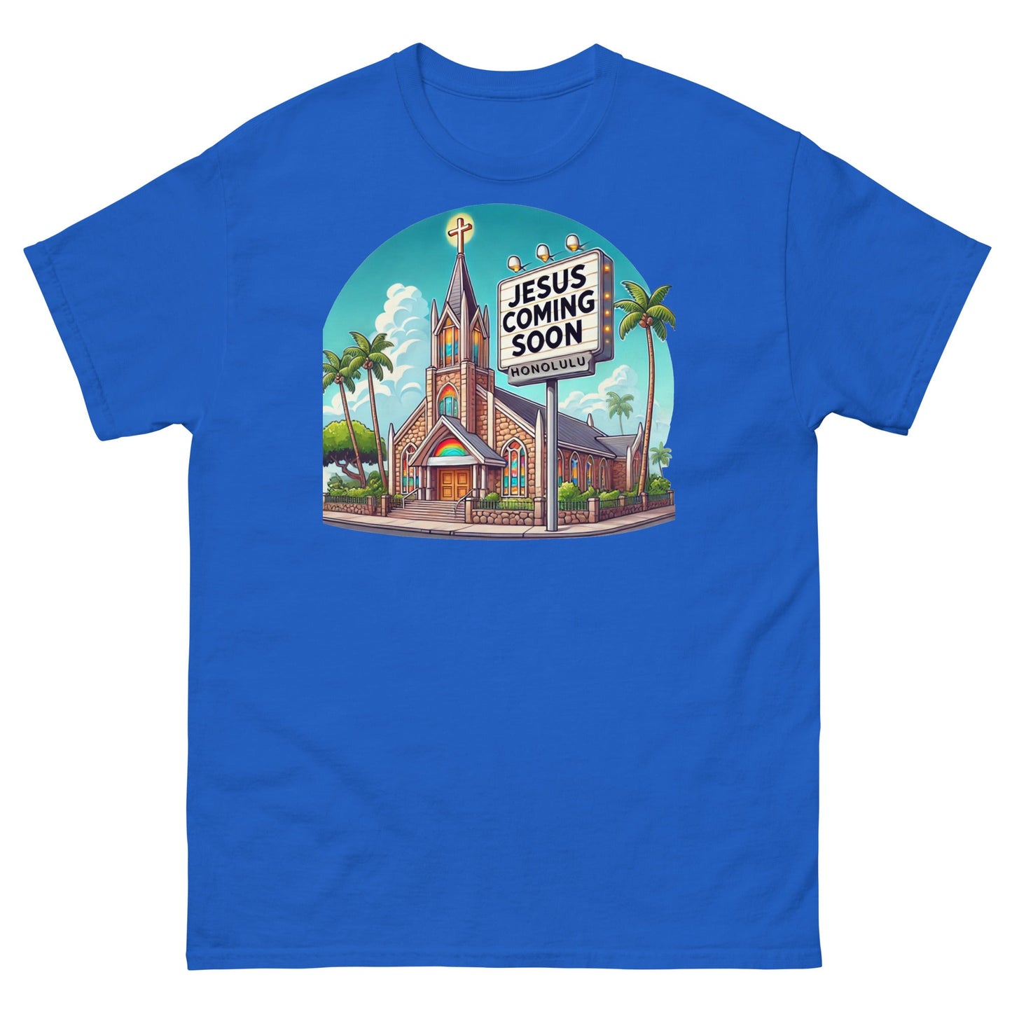 Jesus coming soon!! classic tee - Elevaleaf -