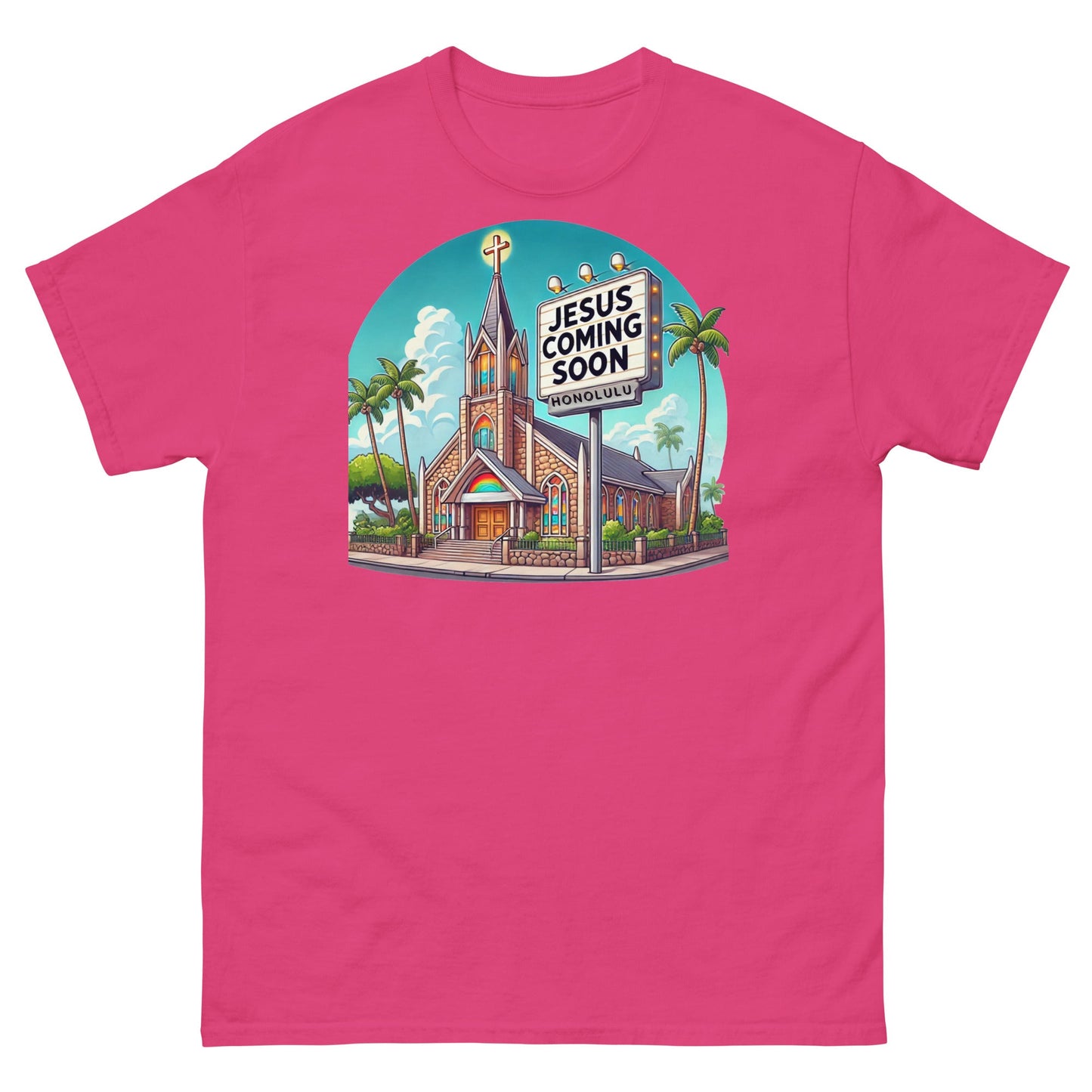 Jesus coming soon!! classic tee - Elevaleaf -