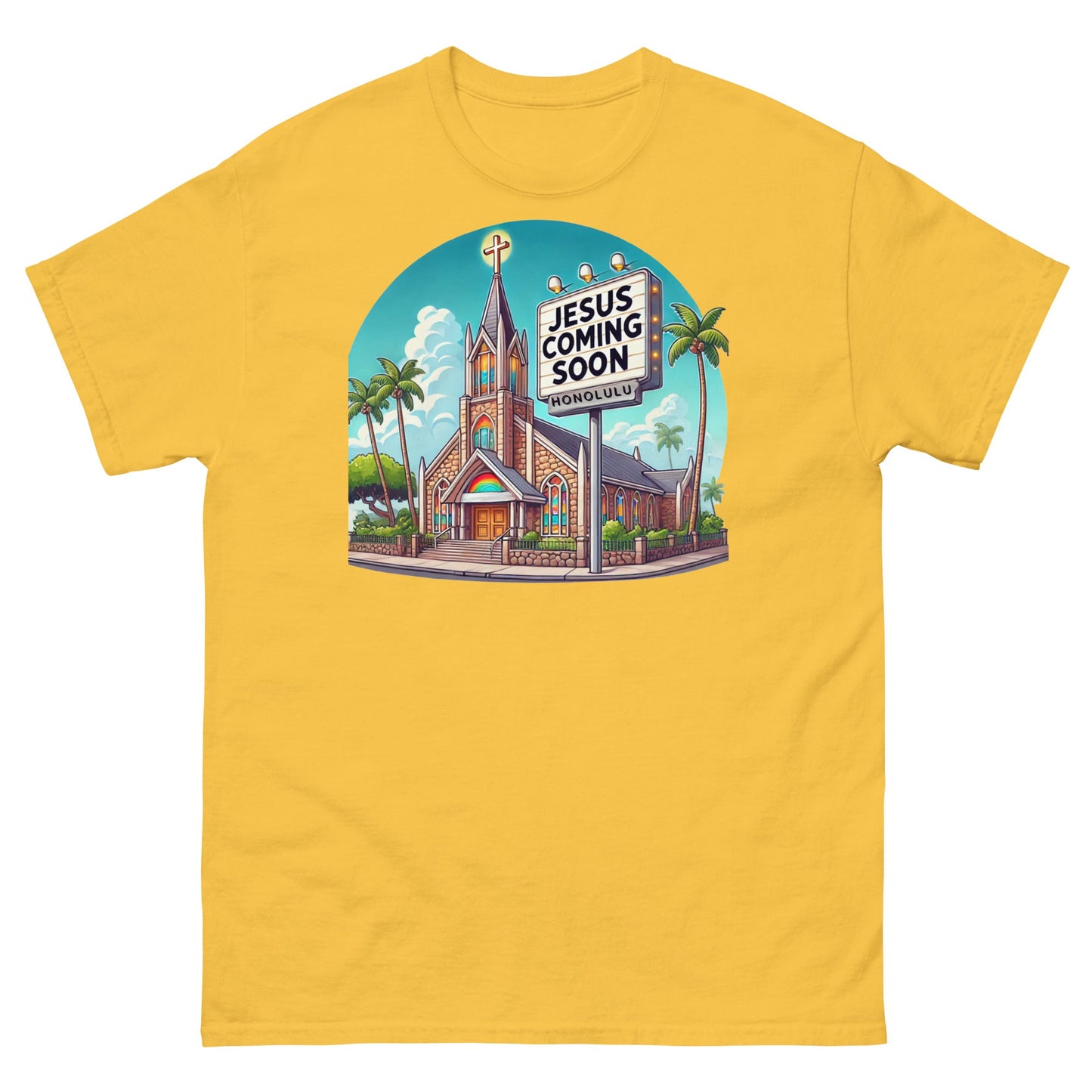 Jesus coming soon!! classic tee - Elevaleaf -