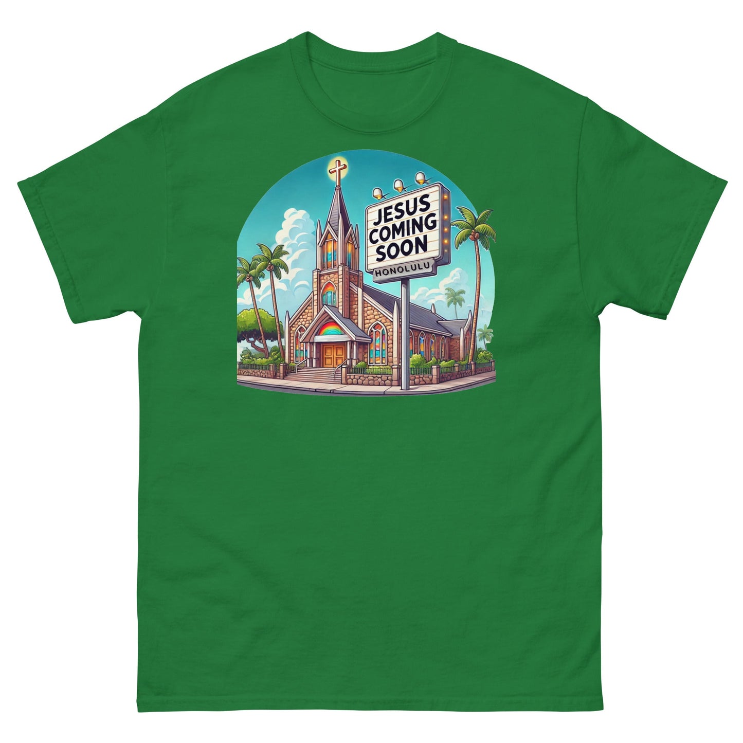 Jesus coming soon!! classic tee - Elevaleaf -