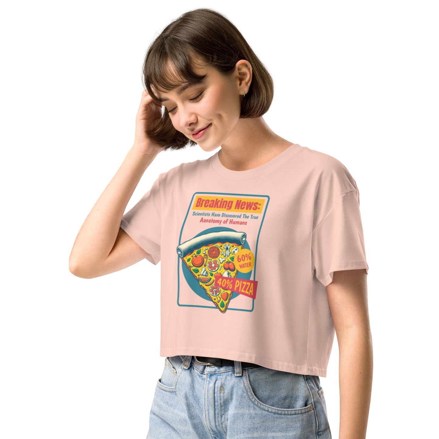 Anatomy of humans Women’s crop top - Elevaleaf - 