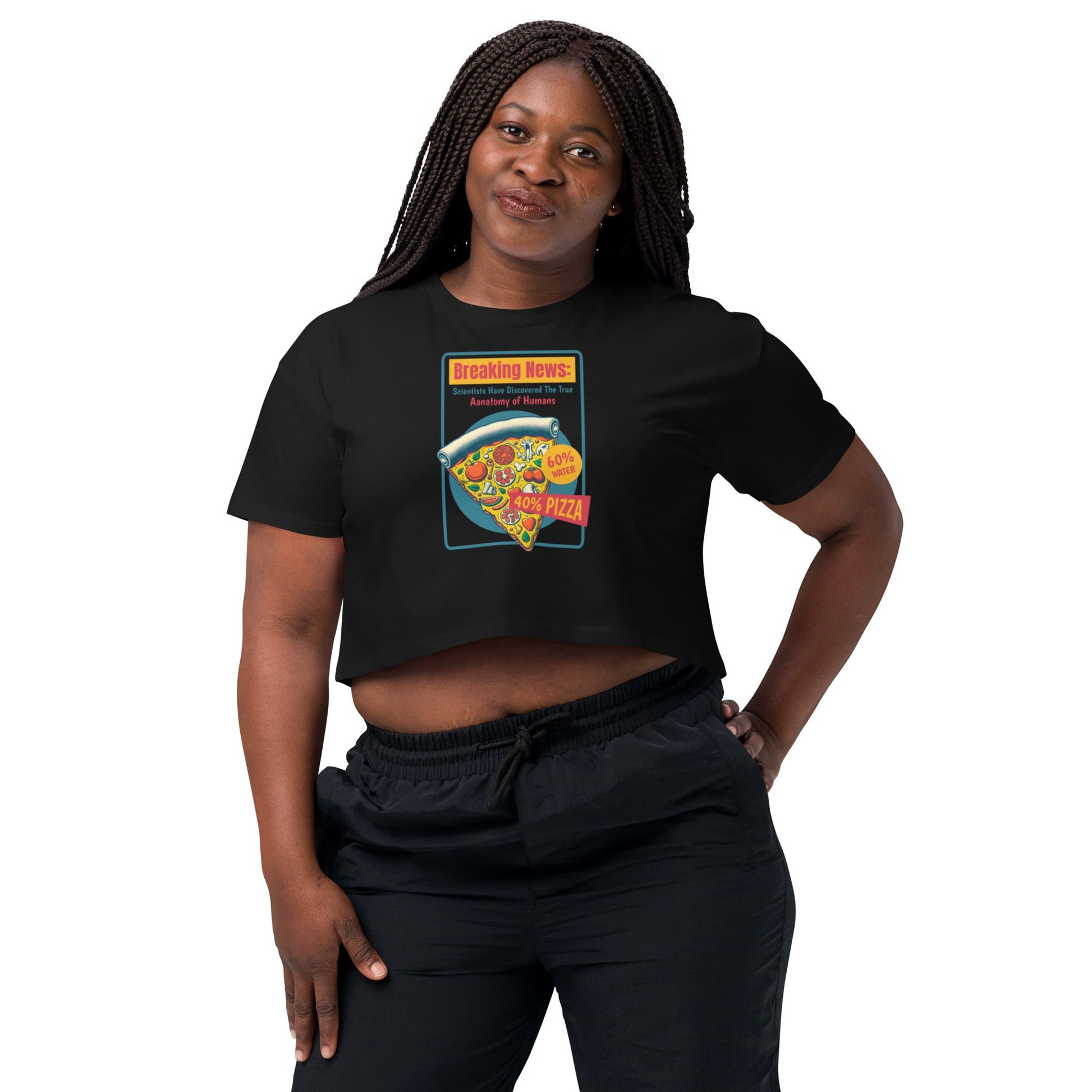 Anatomy of humans Women’s crop top - Elevaleaf - 