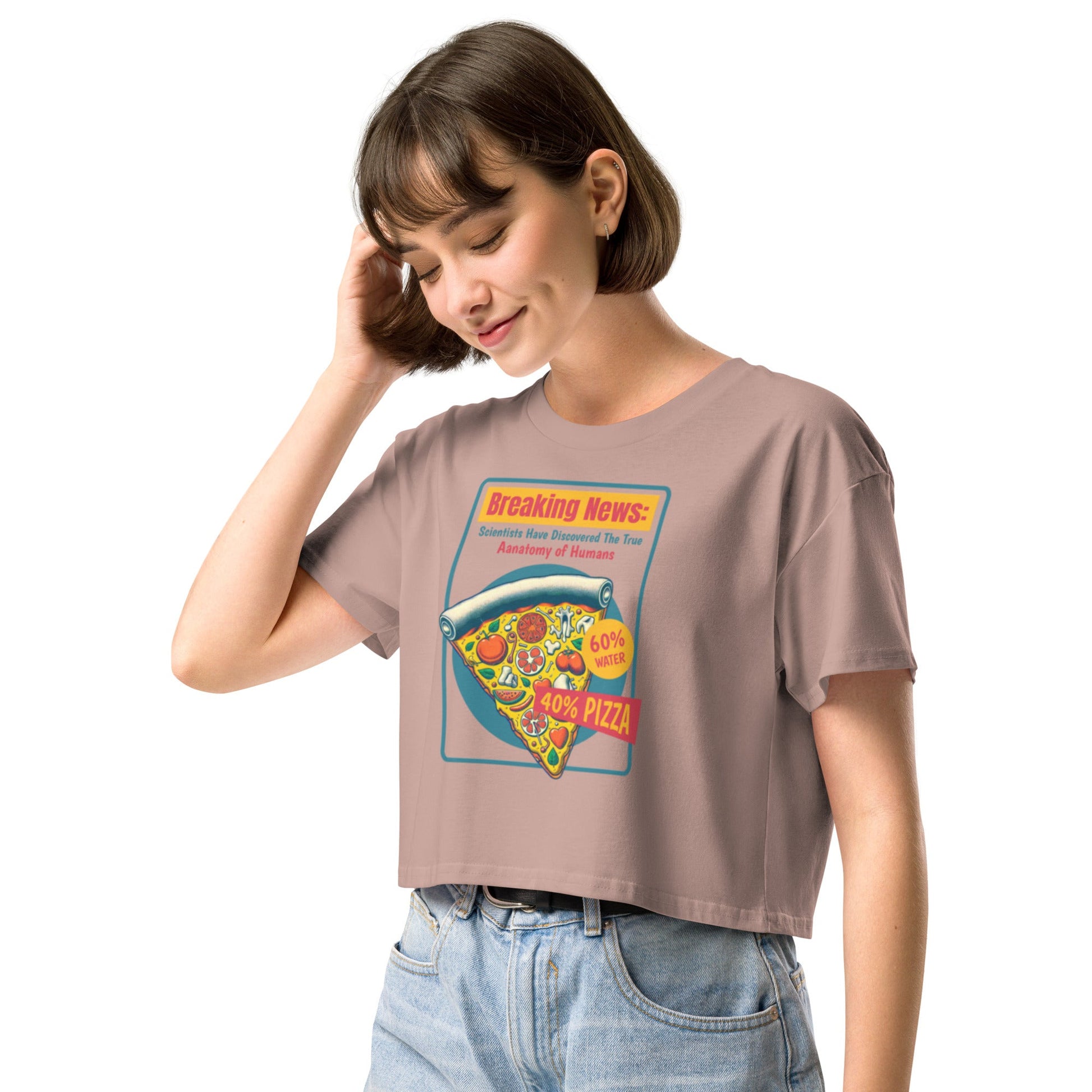 Anatomy of humans Women’s crop top - Elevaleaf - 