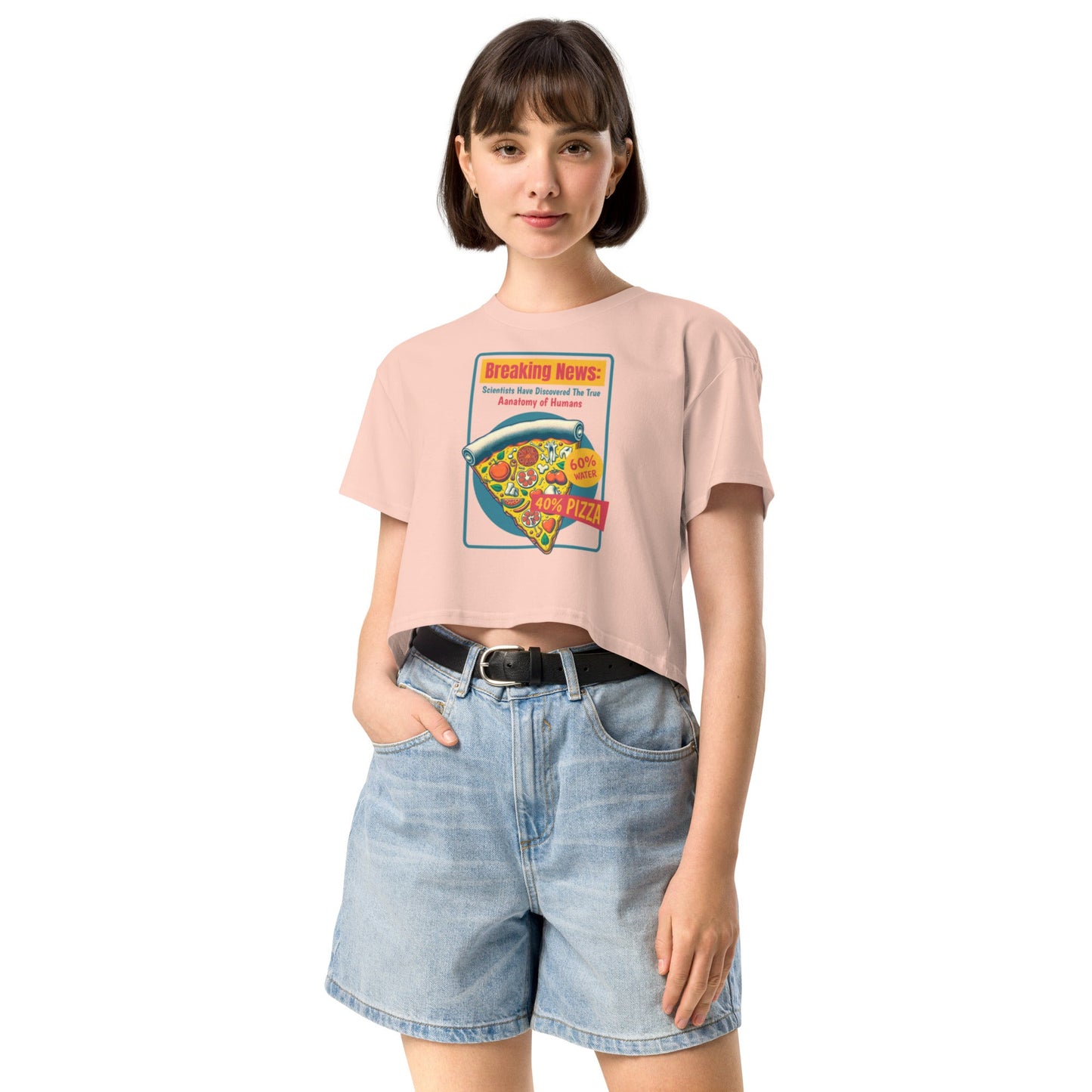 Anatomy of humans Women’s crop top - Elevaleaf - 
