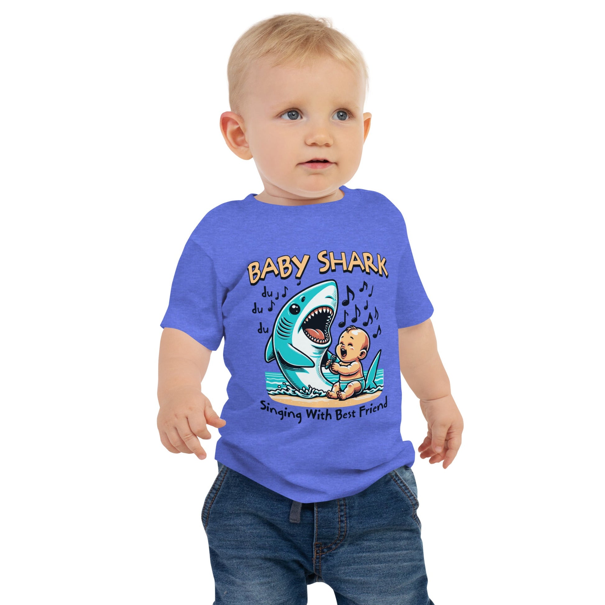 Baby Shark Baby Jersey Short Sleeve Tee - Elevaleaf -