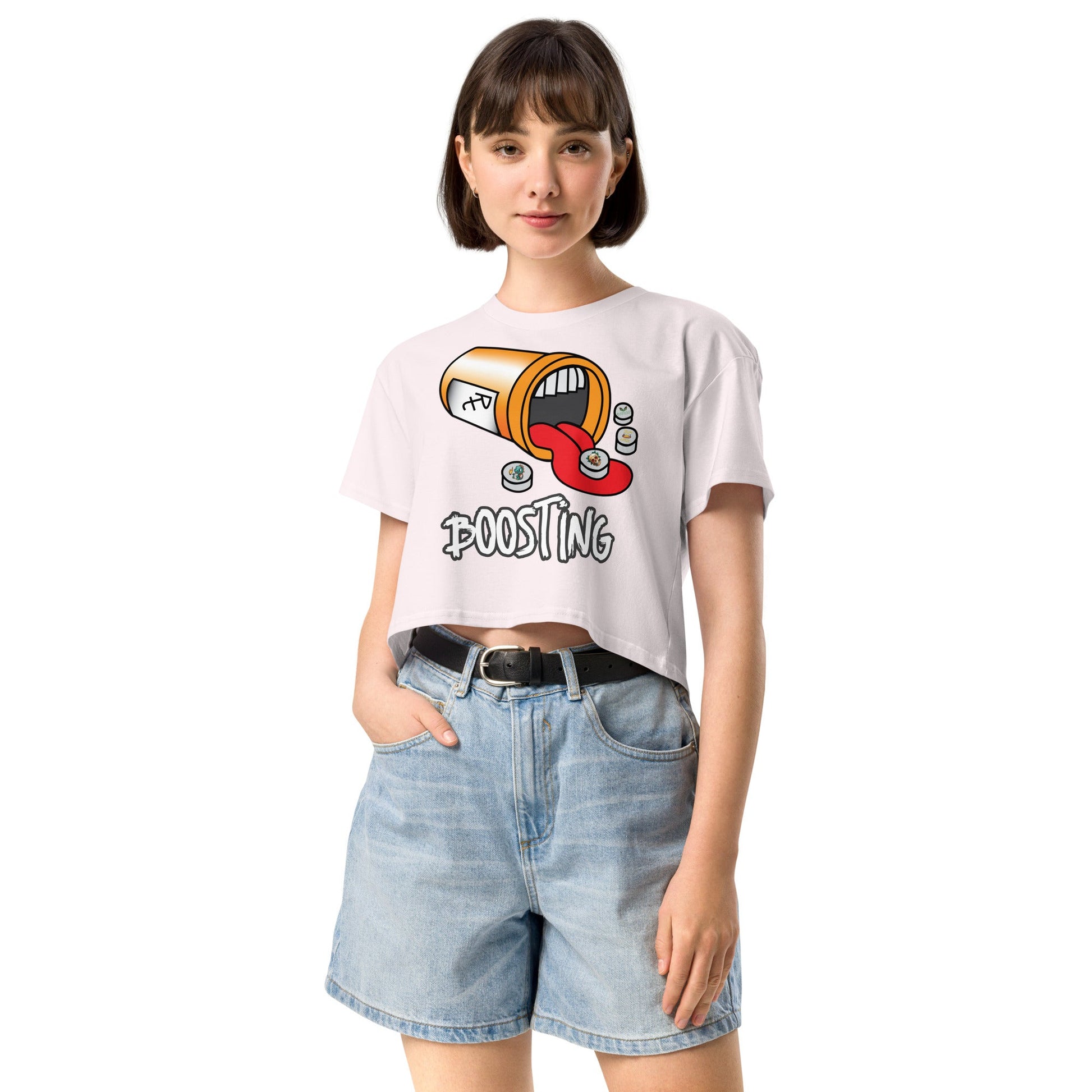 Boosting Women’s crop top - Elevaleaf - 