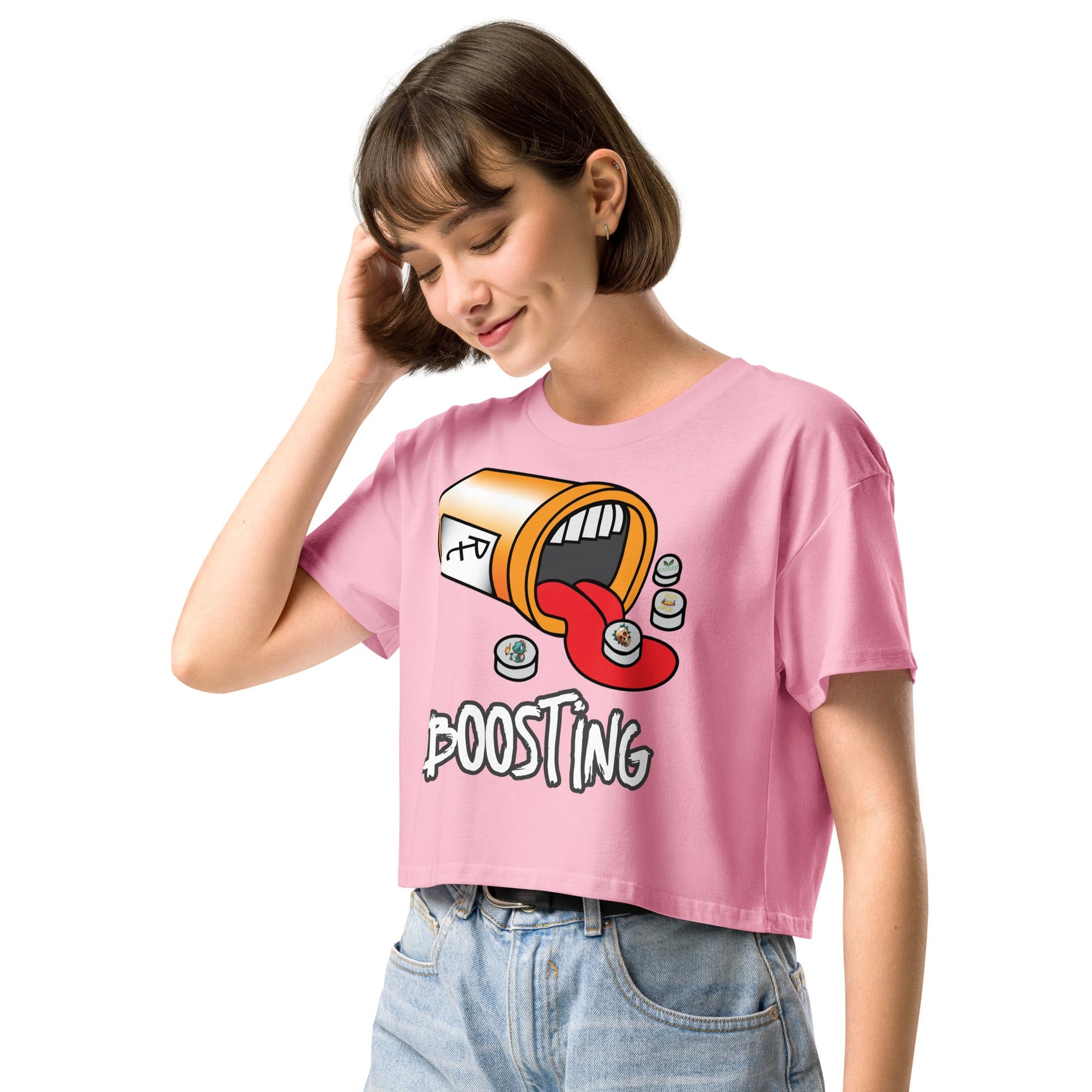 Boosting Women’s crop top - Elevaleaf - 