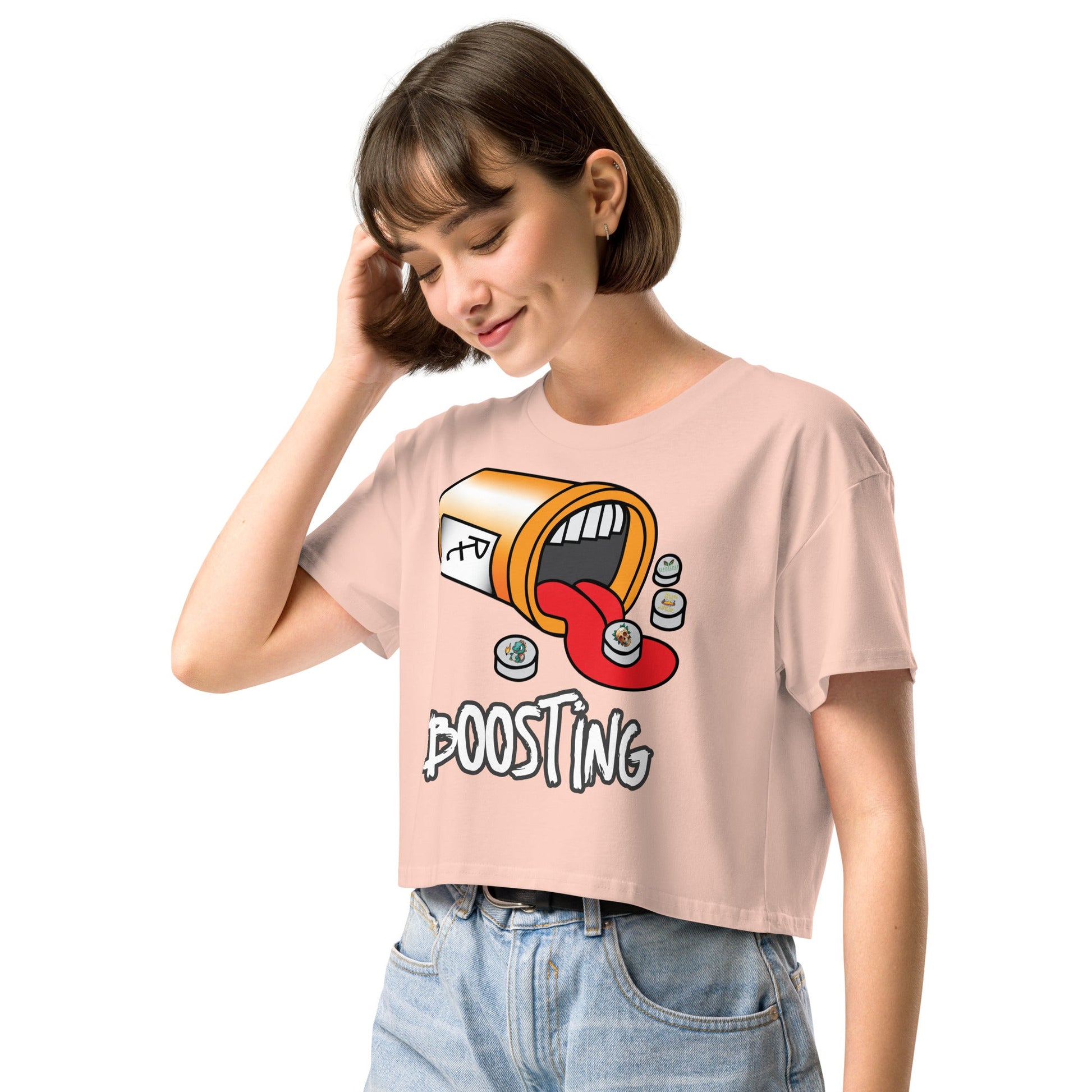 Boosting Women’s crop top - Elevaleaf - 