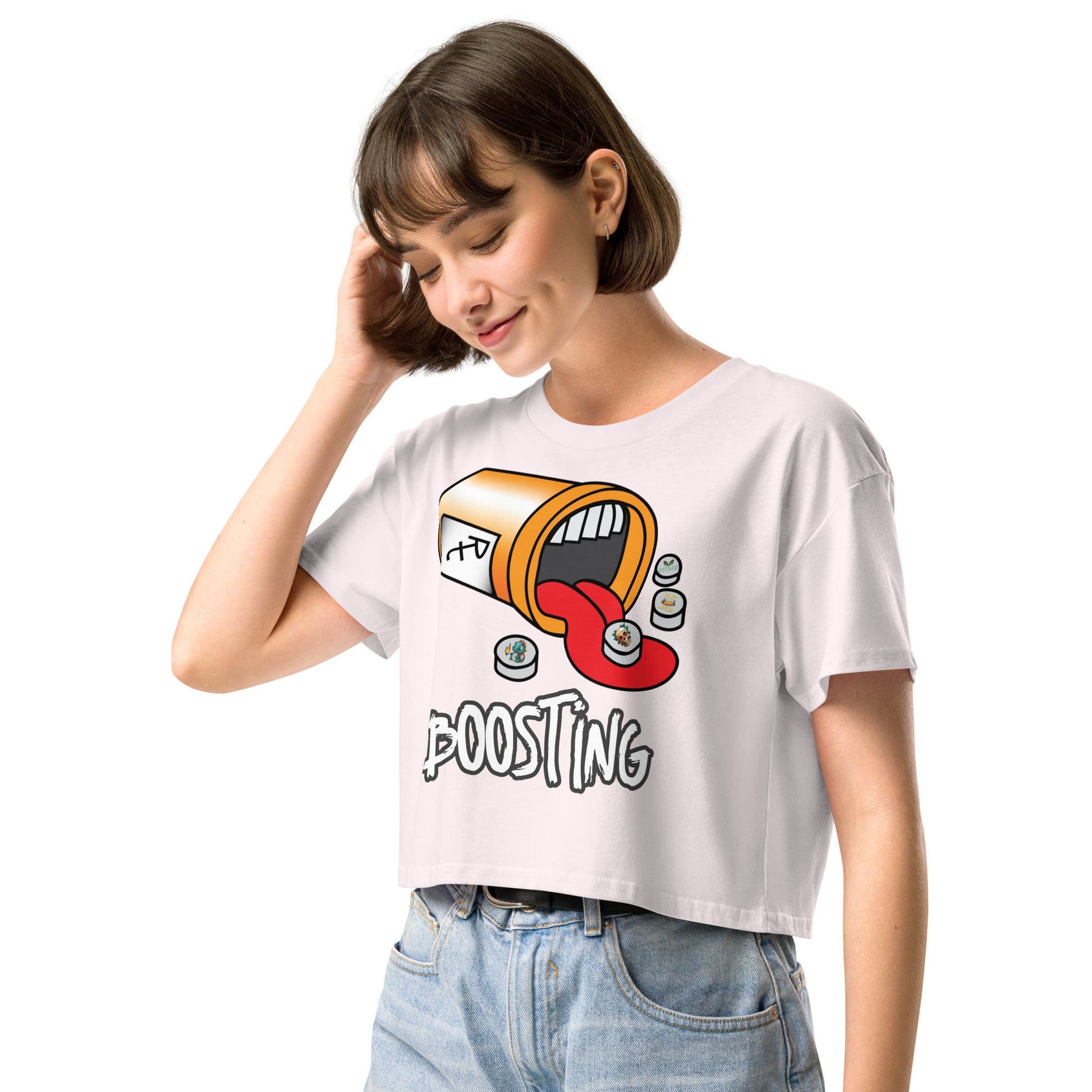 Boosting Women’s crop top - Elevaleaf - 