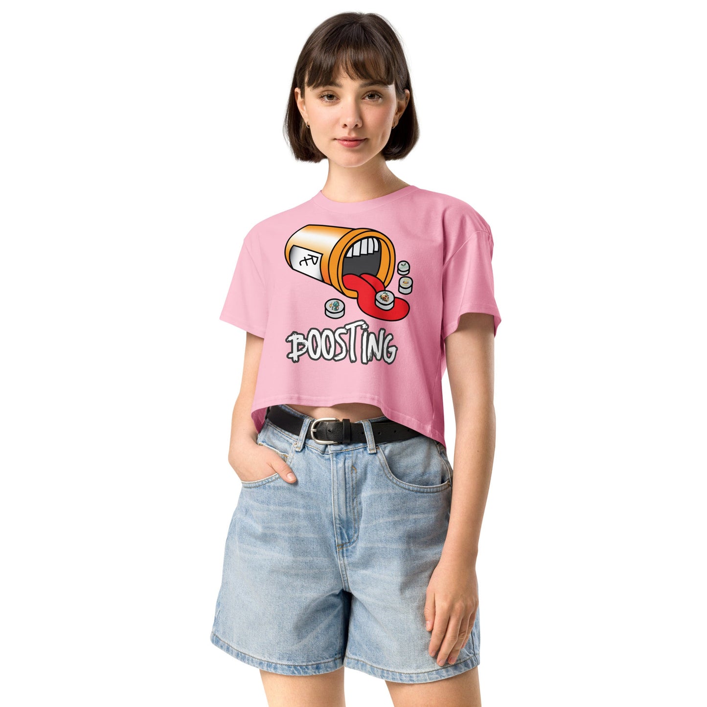 Boosting Women’s crop top - Elevaleaf - 