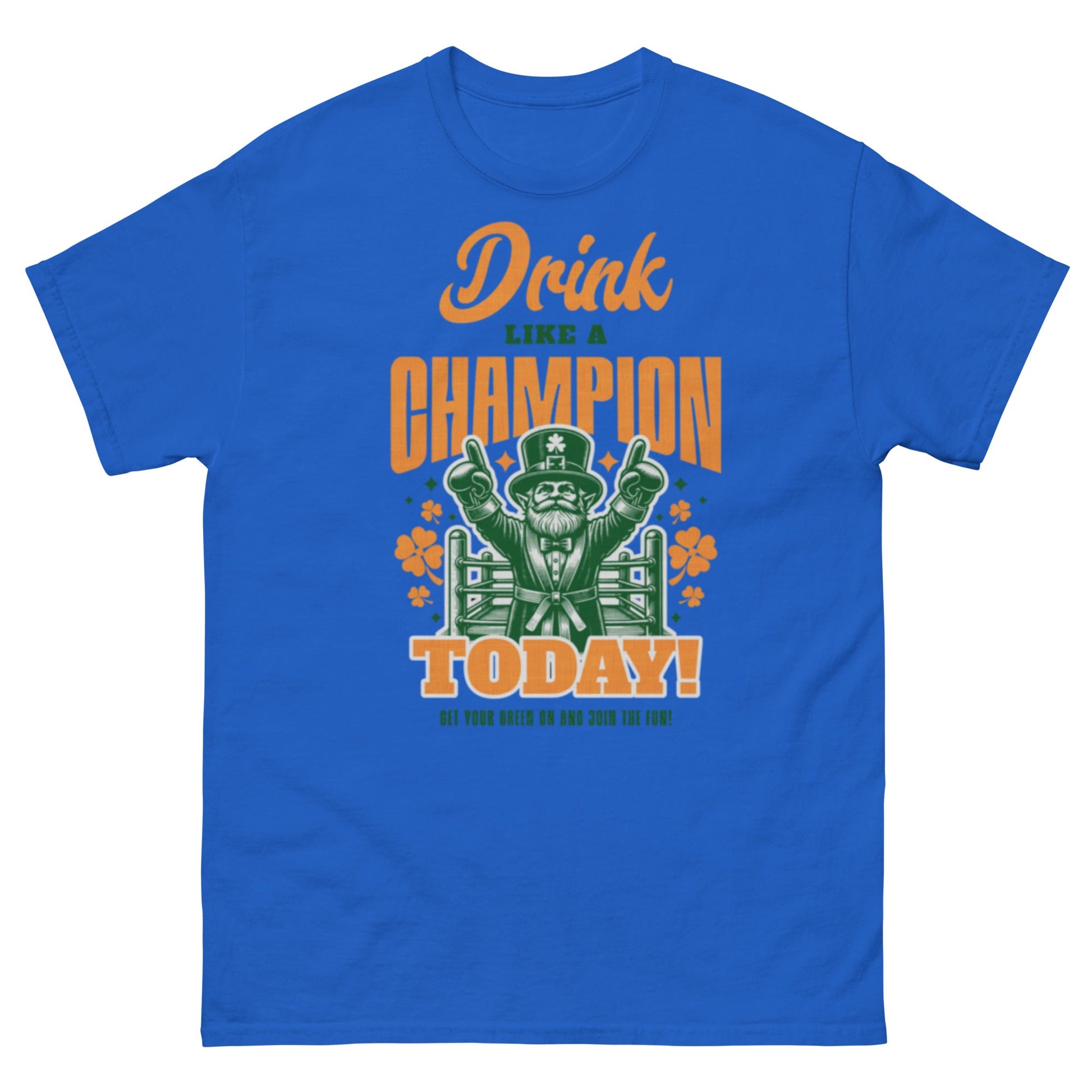 Drink like a champion Unisex classic tee - Elevaleaf - 