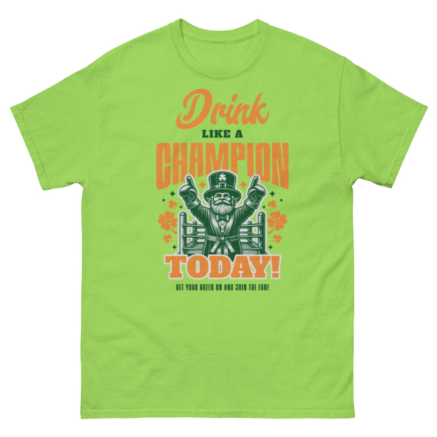 Drink like a champion Unisex classic tee - Elevaleaf - 