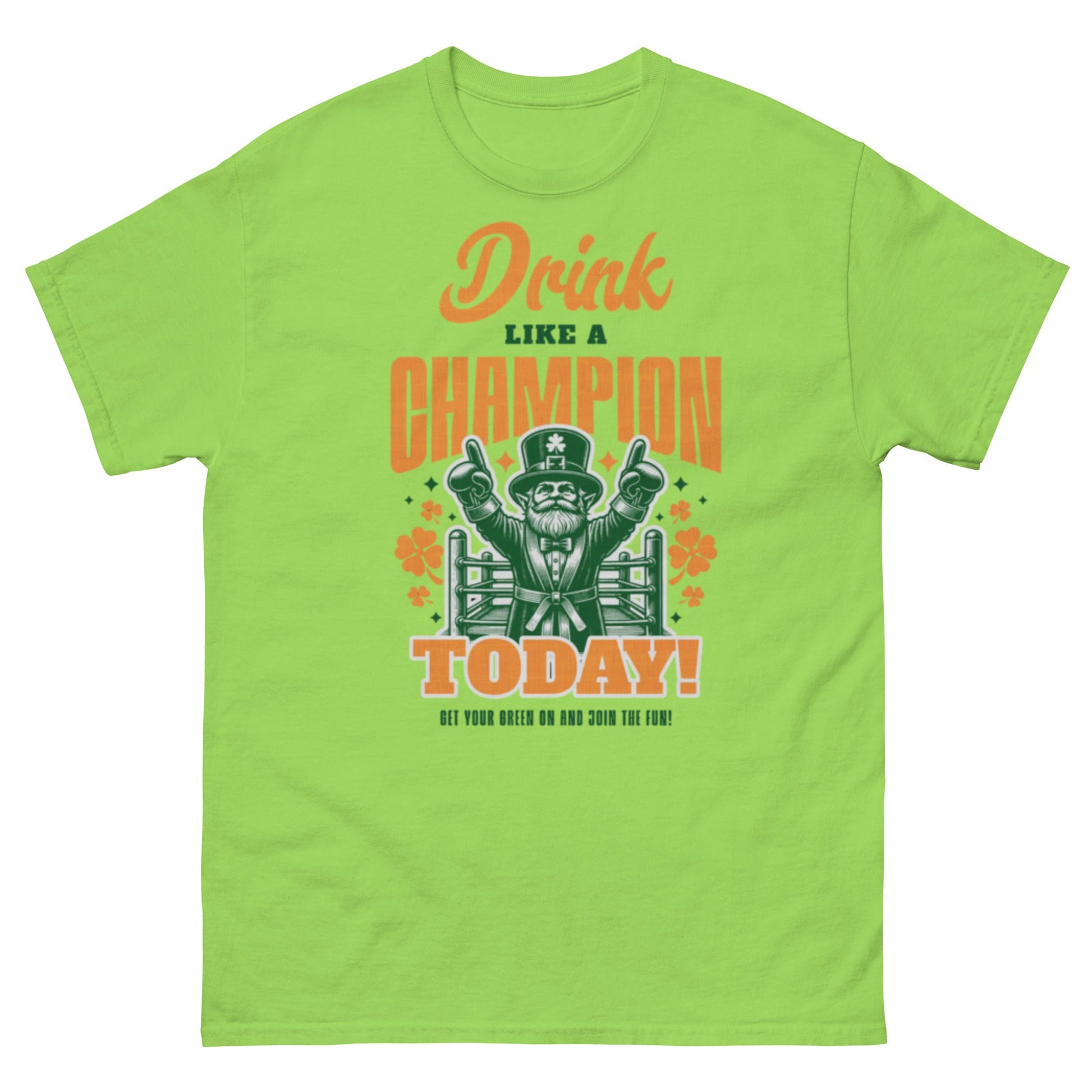 Drink like a champion Unisex classic tee - Elevaleaf - 