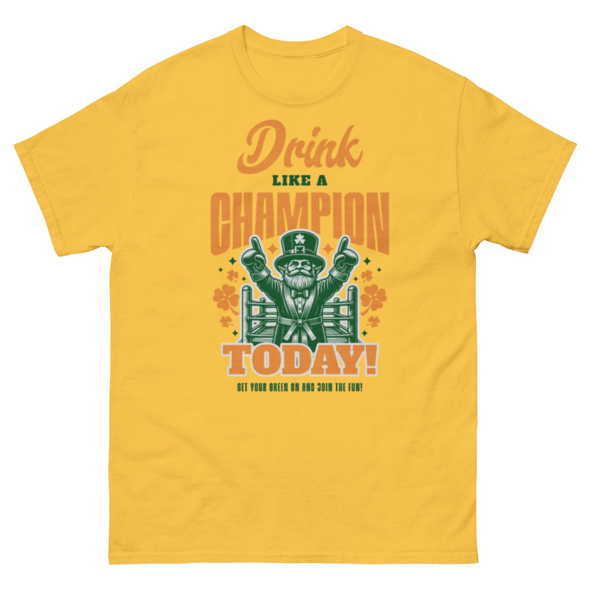 Drink like a champion Unisex classic tee - Elevaleaf - 