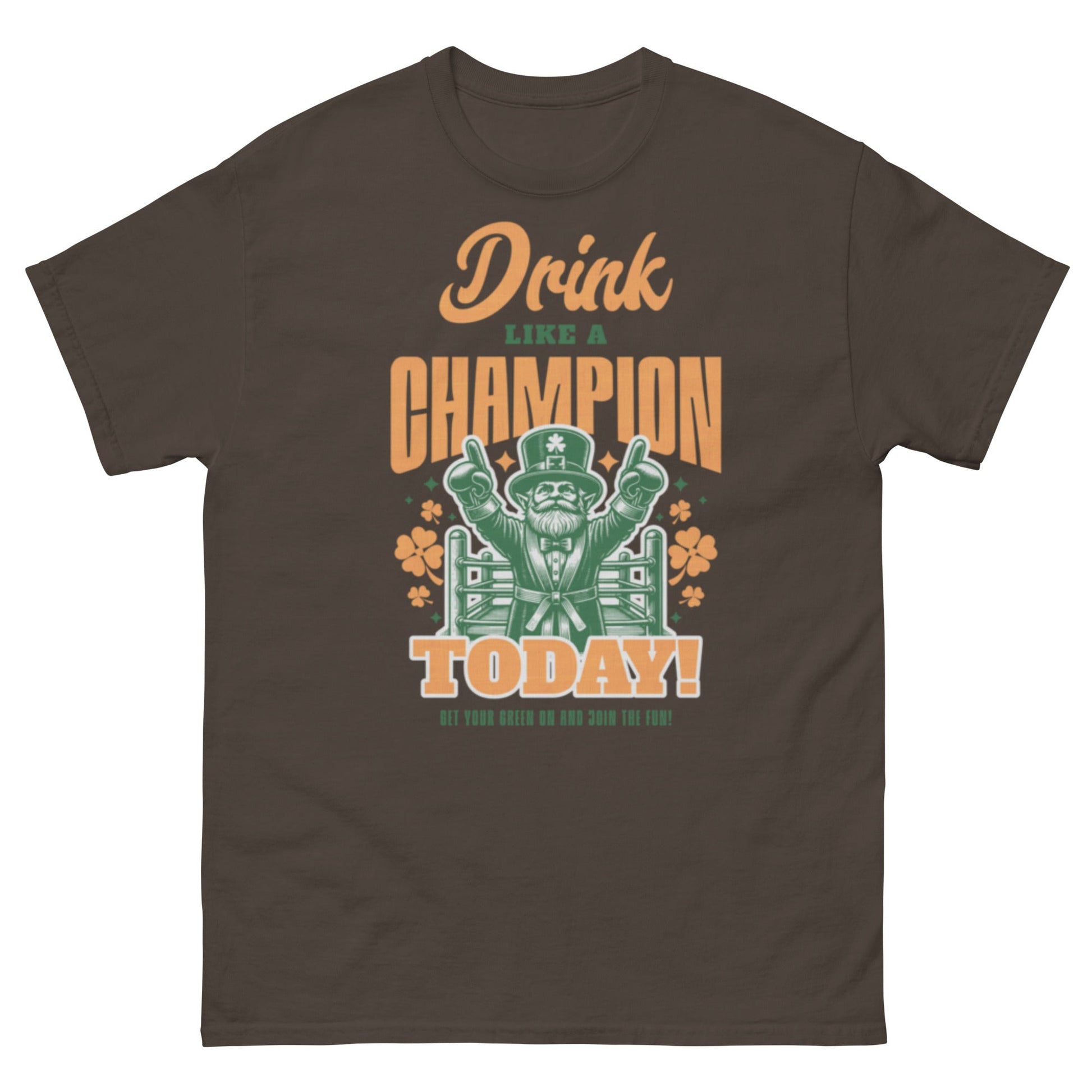 Drink like a champion Unisex classic tee - Elevaleaf - 