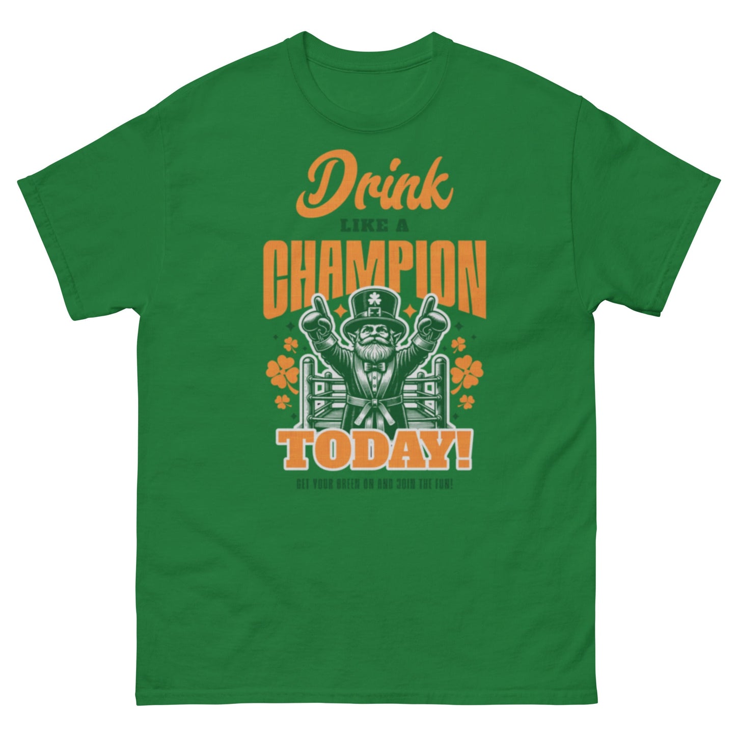 Drink like a champion Unisex classic tee - Elevaleaf - 