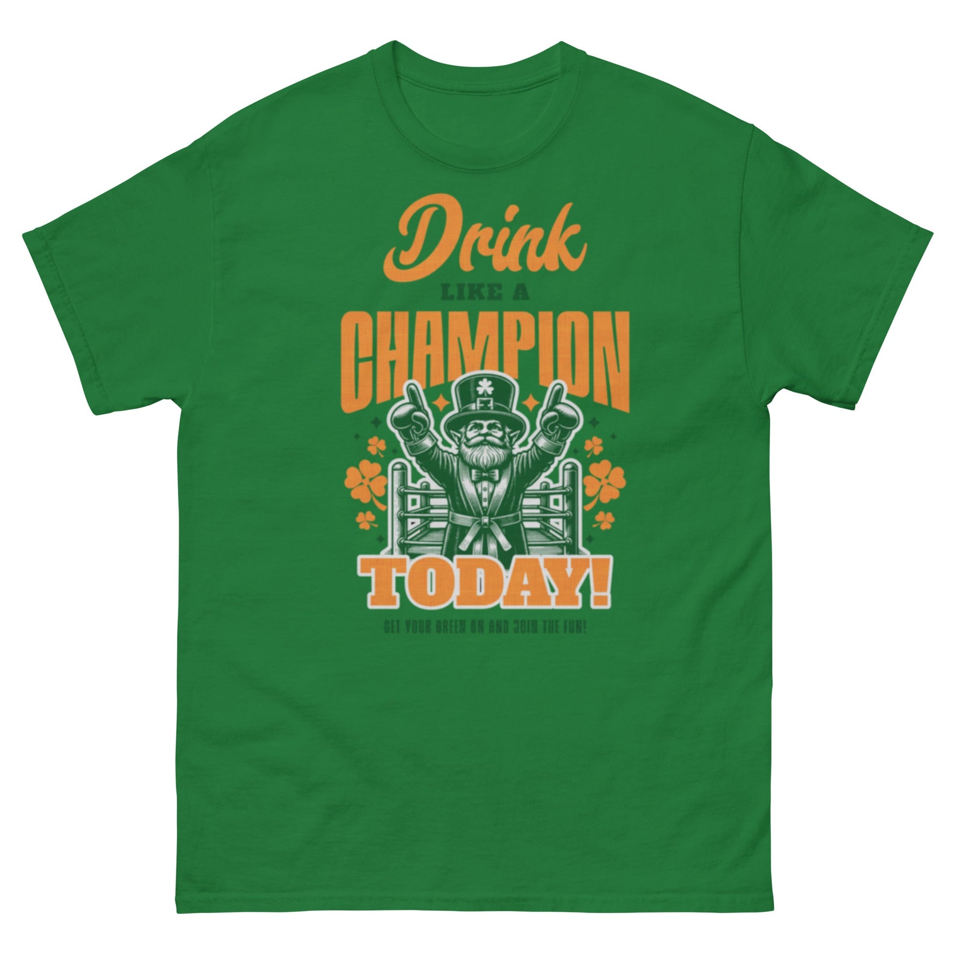 Drink like a champion Unisex classic tee - Elevaleaf - 