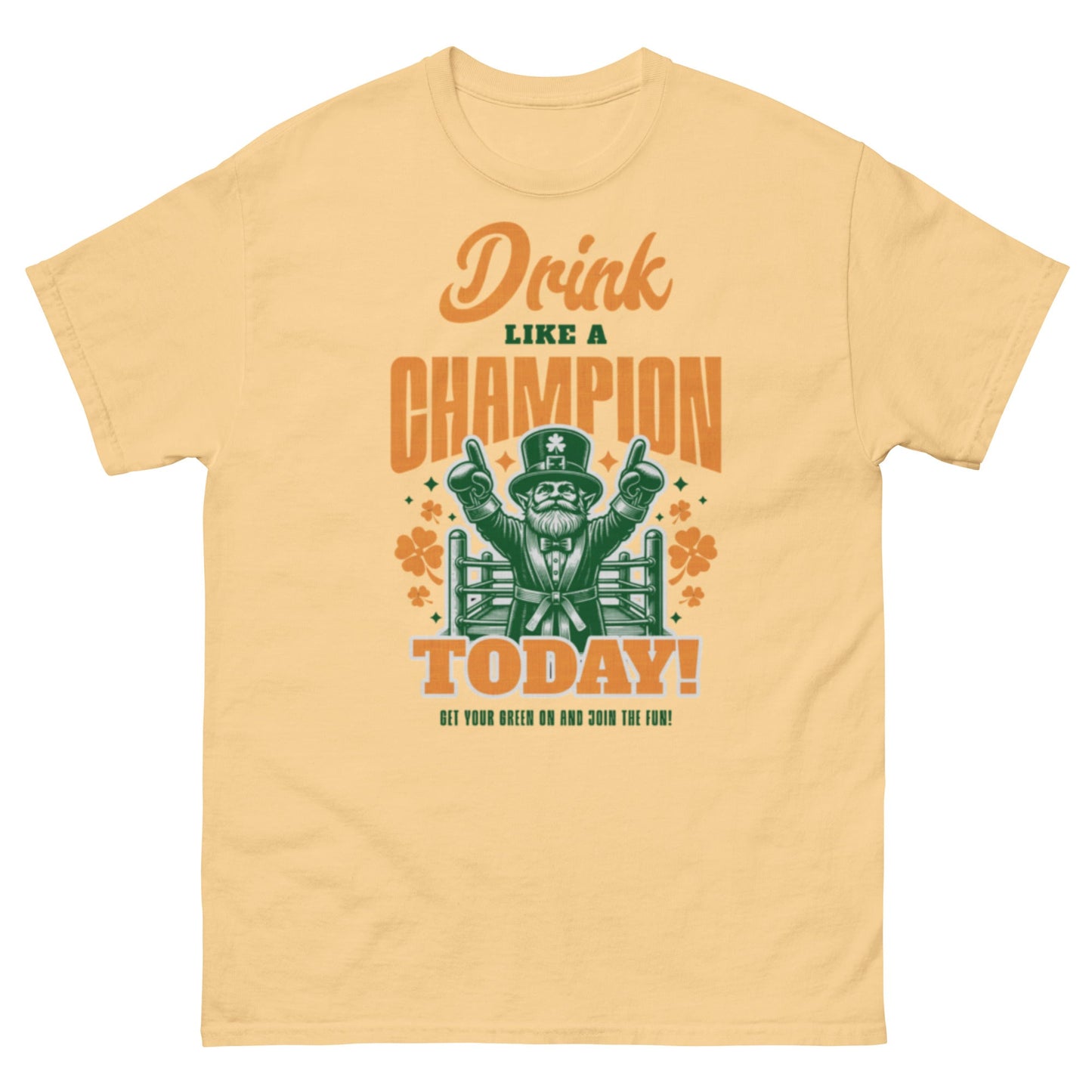 Drink like a champion Unisex classic tee - Elevaleaf - 
