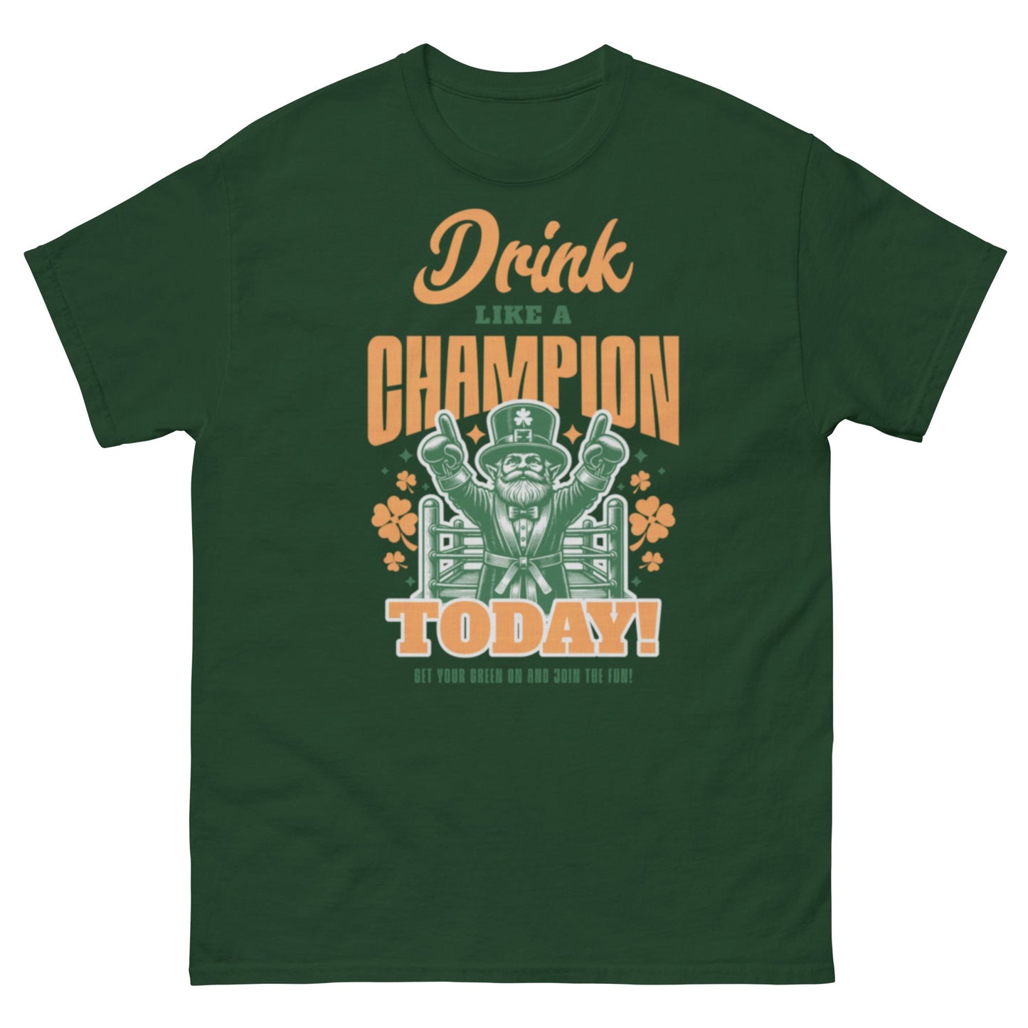 Drink like a champion Unisex classic tee - Elevaleaf - 