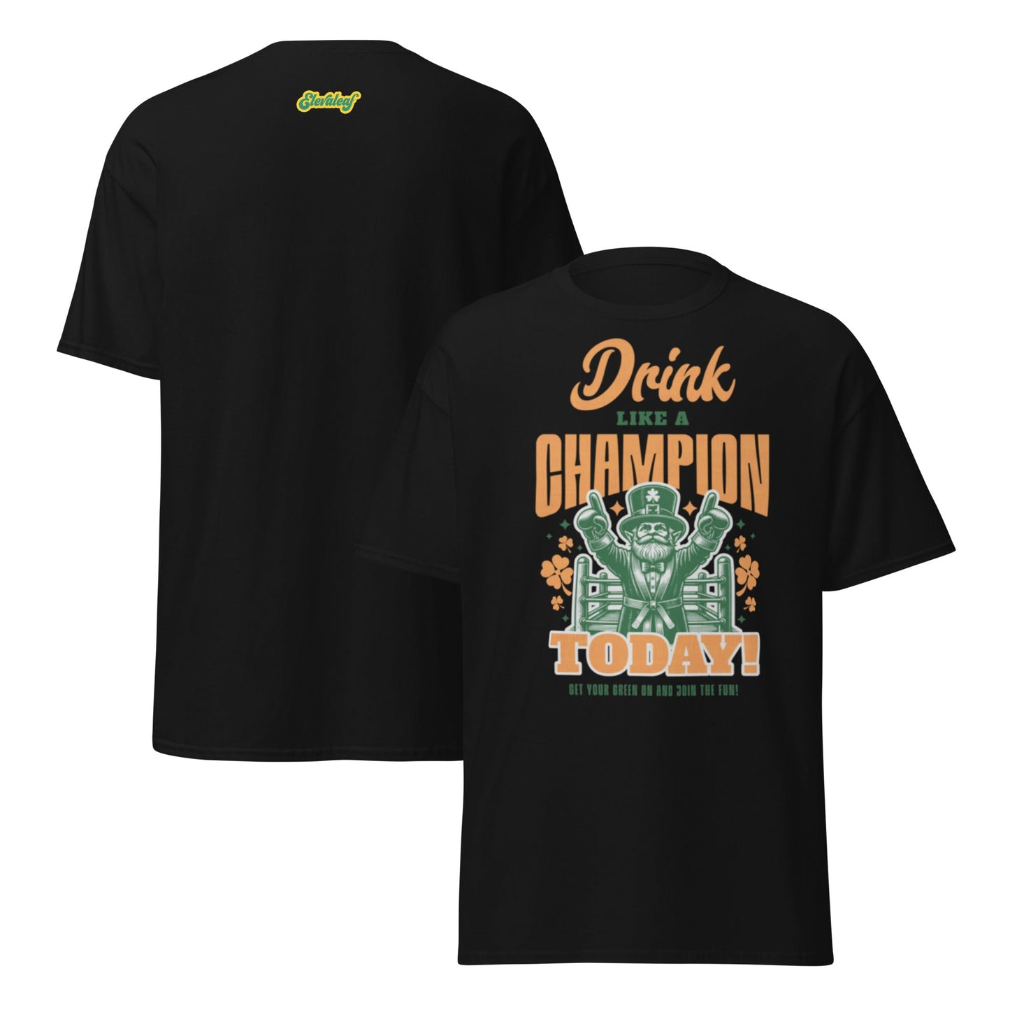 Drink like a champion Unisex classic tee - Elevaleaf - 