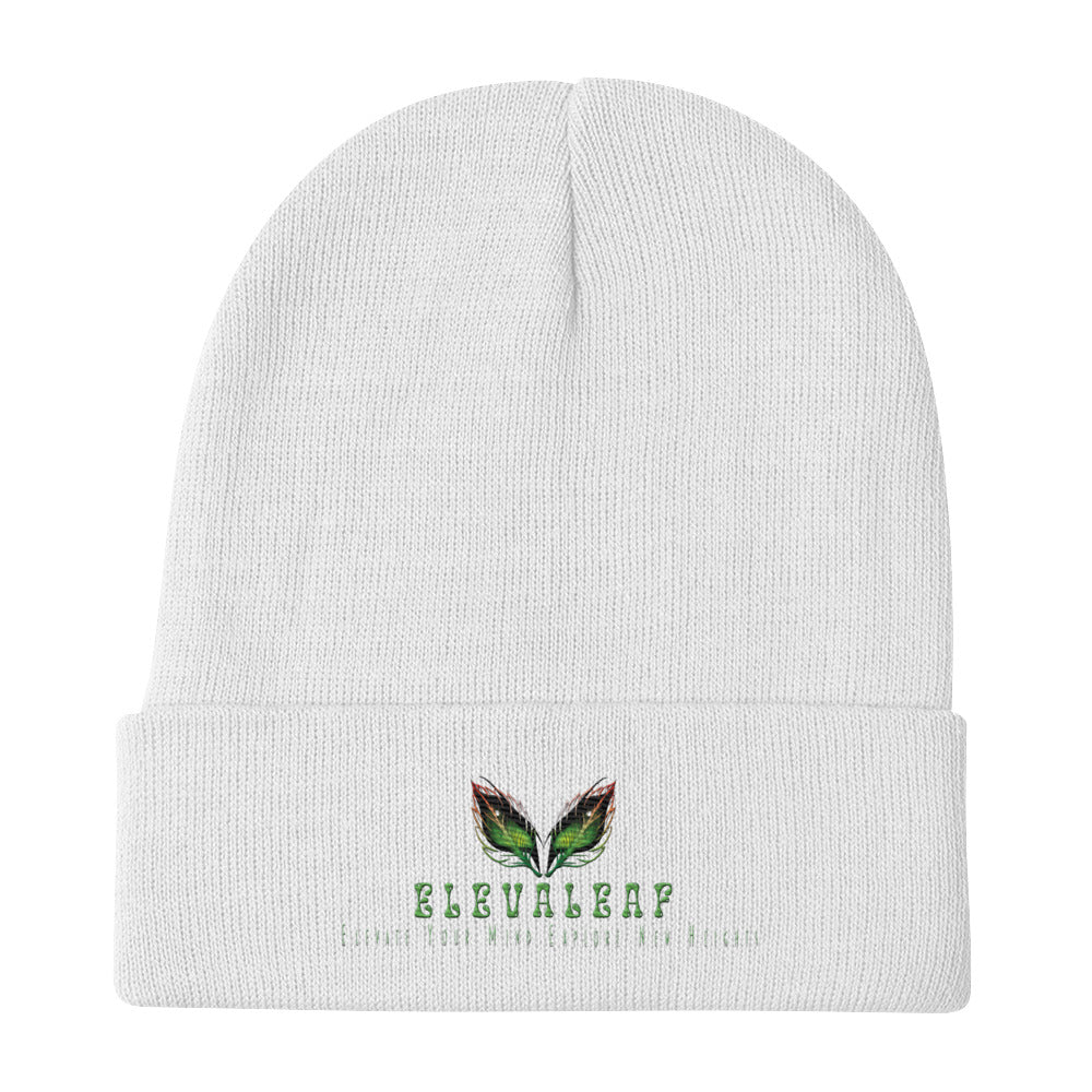 Elevaleaf Embroidered Beanie - Elevaleaf -