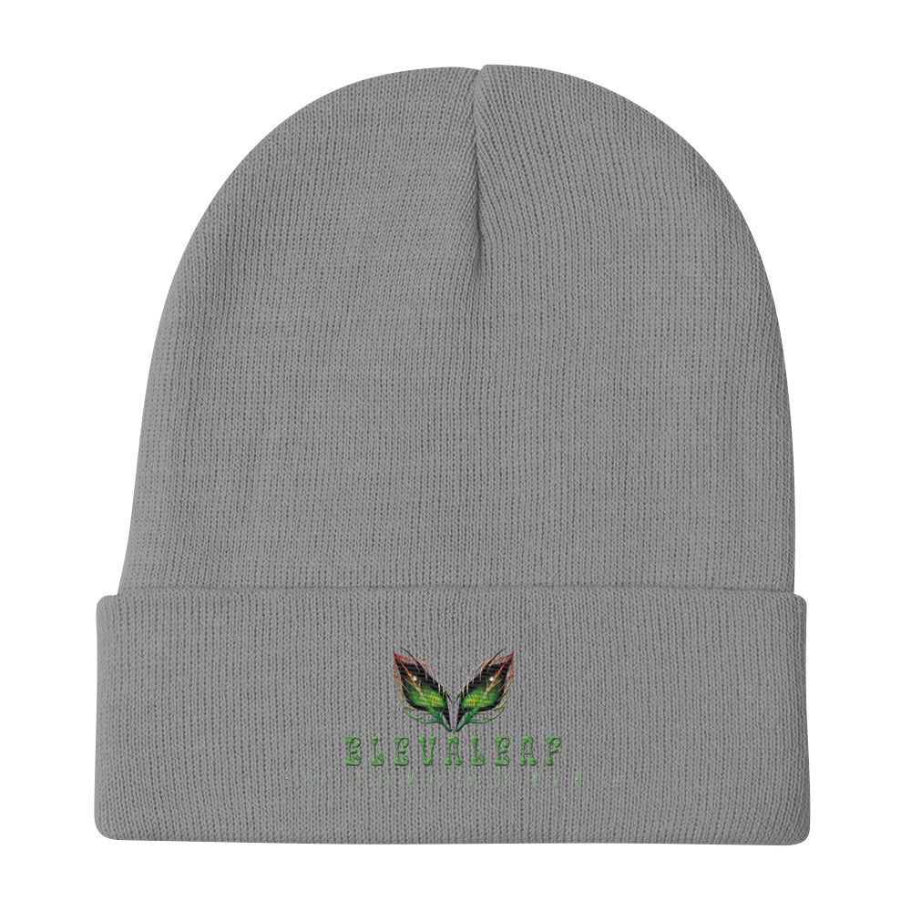 Elevaleaf Embroidered Beanie - Elevaleaf -