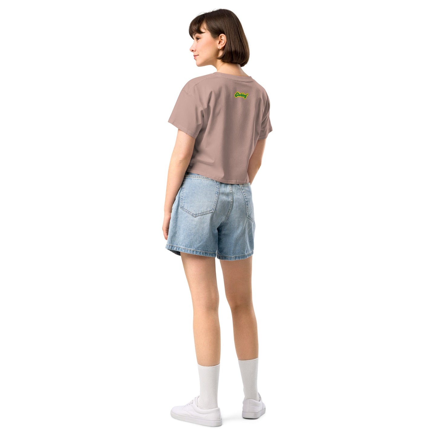 Gangsta Yoda Women’s crop top - Elevaleaf - 