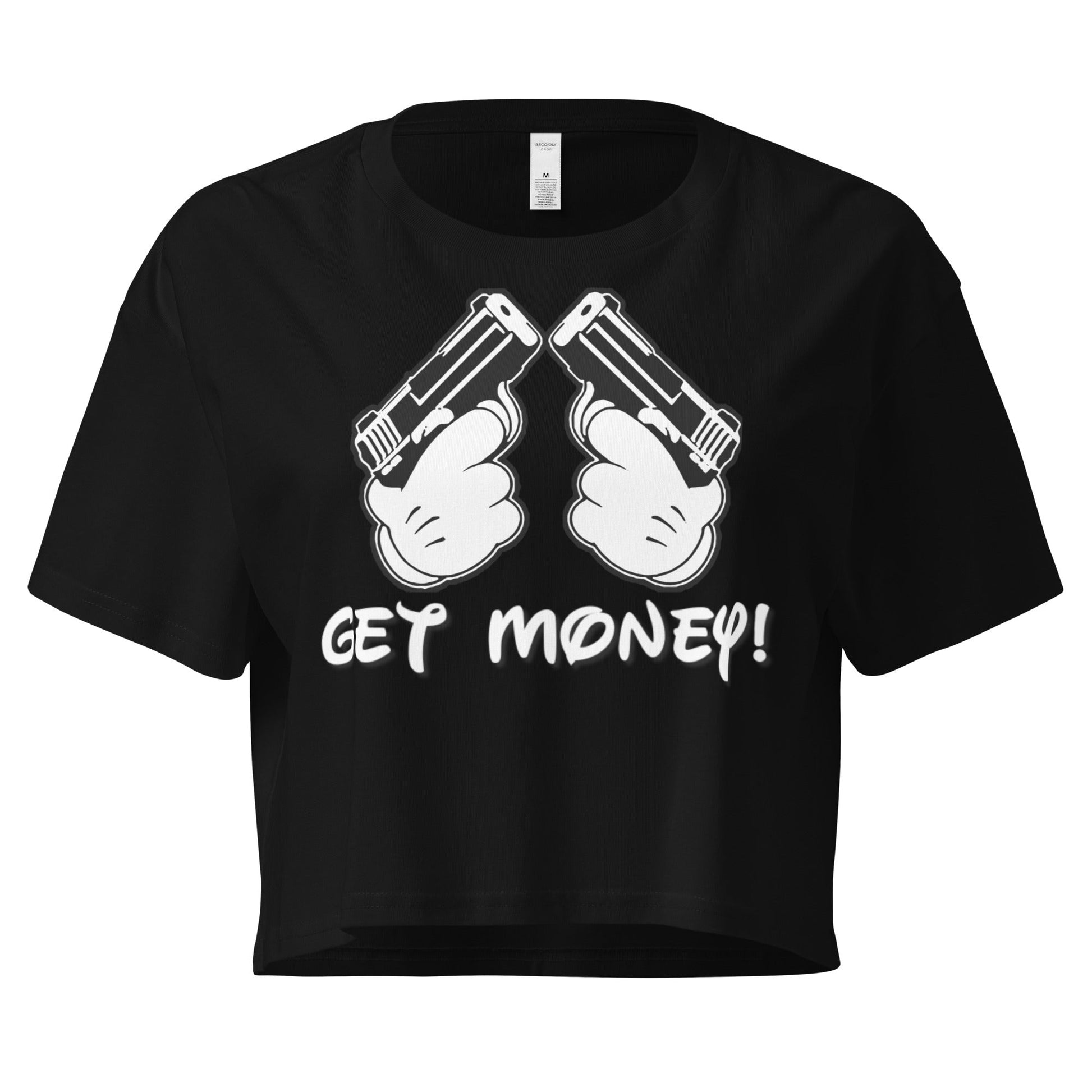 Get Money Women’s crop top - Elevaleaf - 