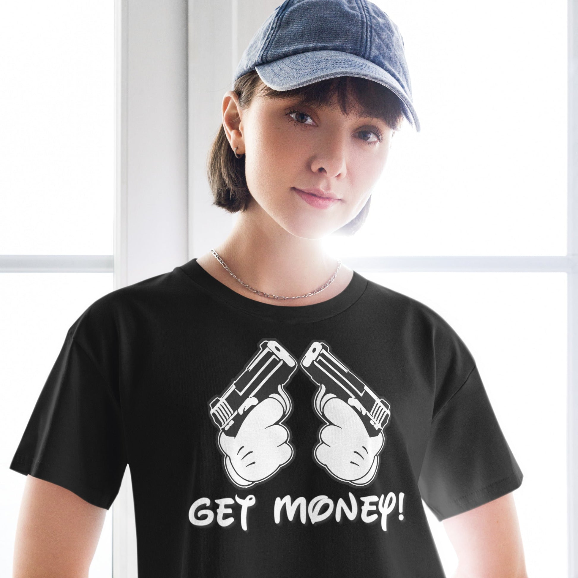 Get Money Women’s crop top - Elevaleaf - 