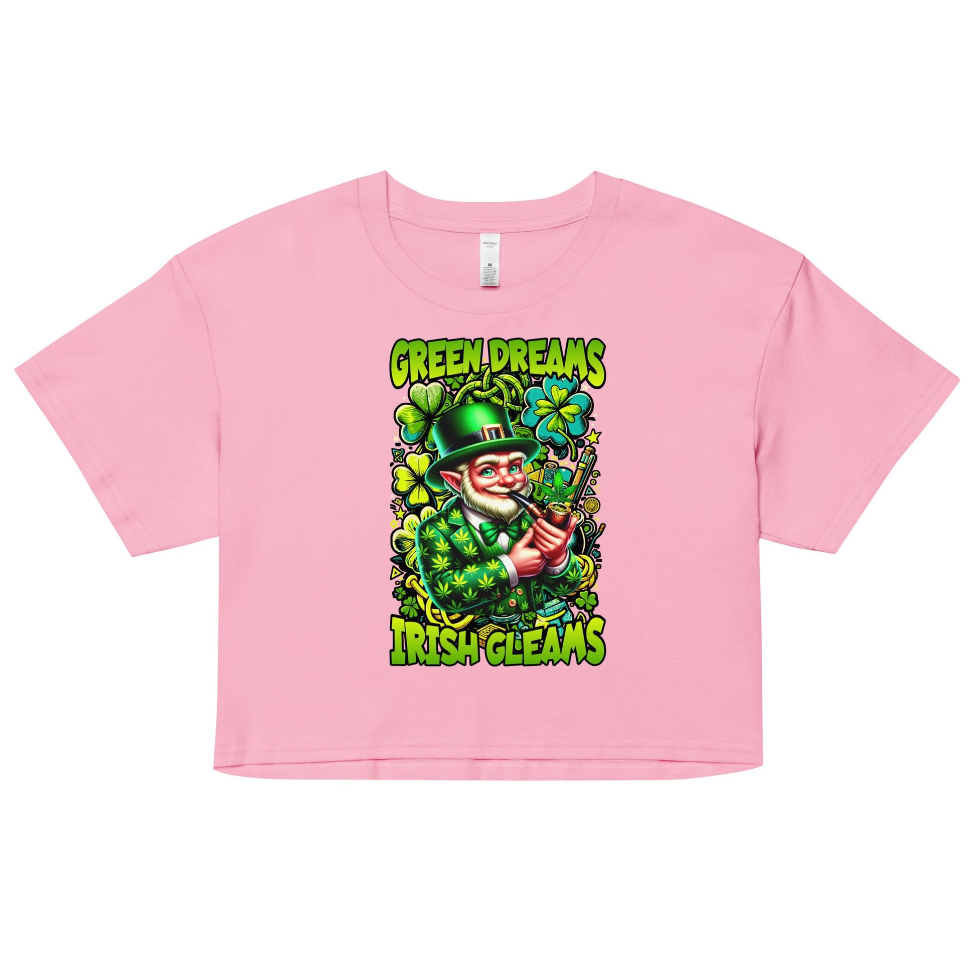 Green Dreams Women’s crop top - Elevaleaf -