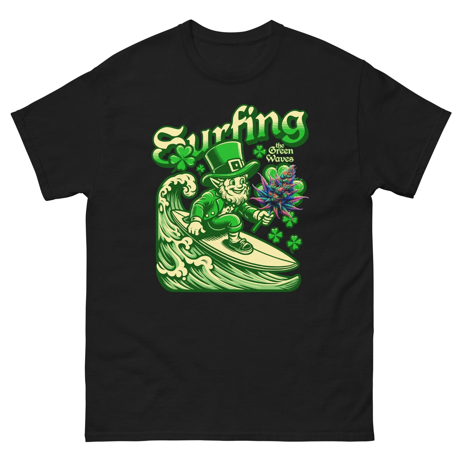 Green Waves Men's classic tee - Elevaleaf -