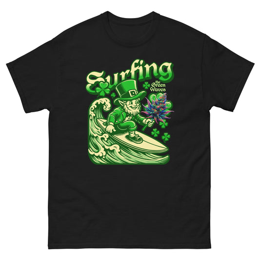 Green Waves Men's classic tee - Elevaleaf -