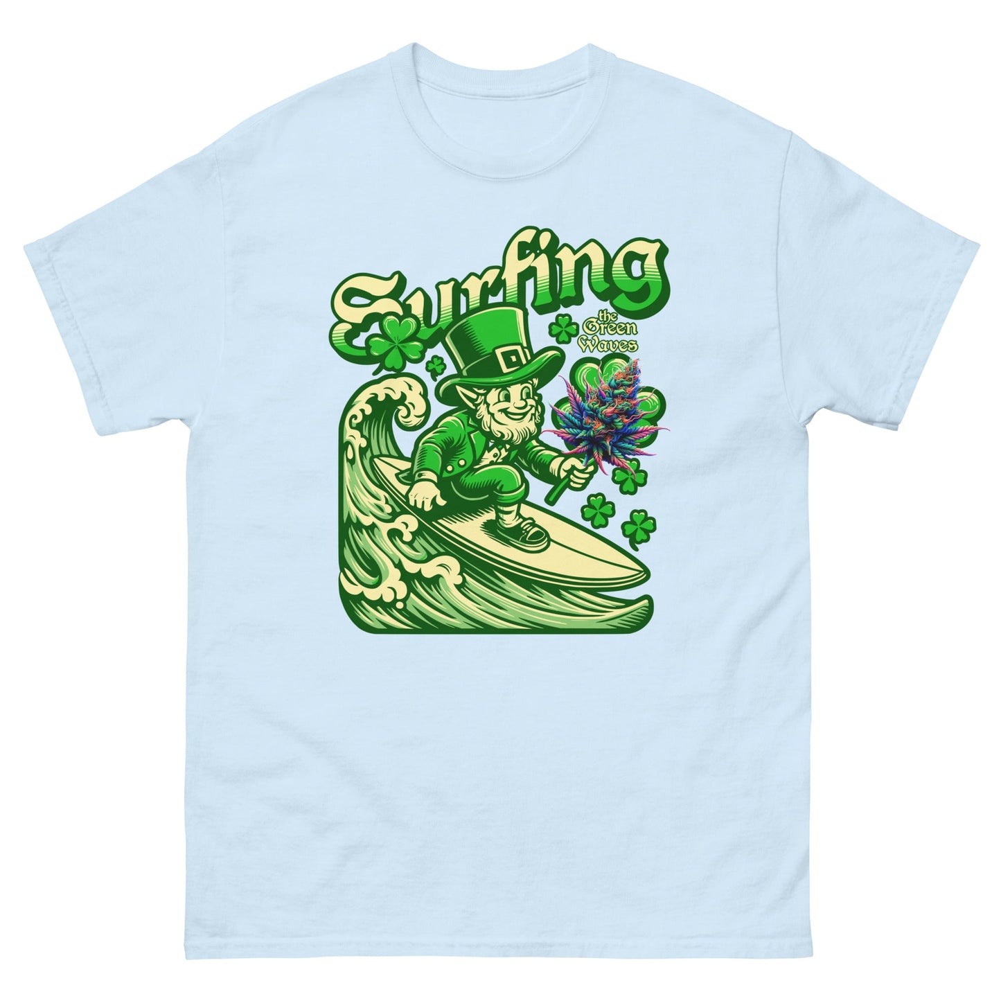 Green Waves Men's classic tee - Elevaleaf -