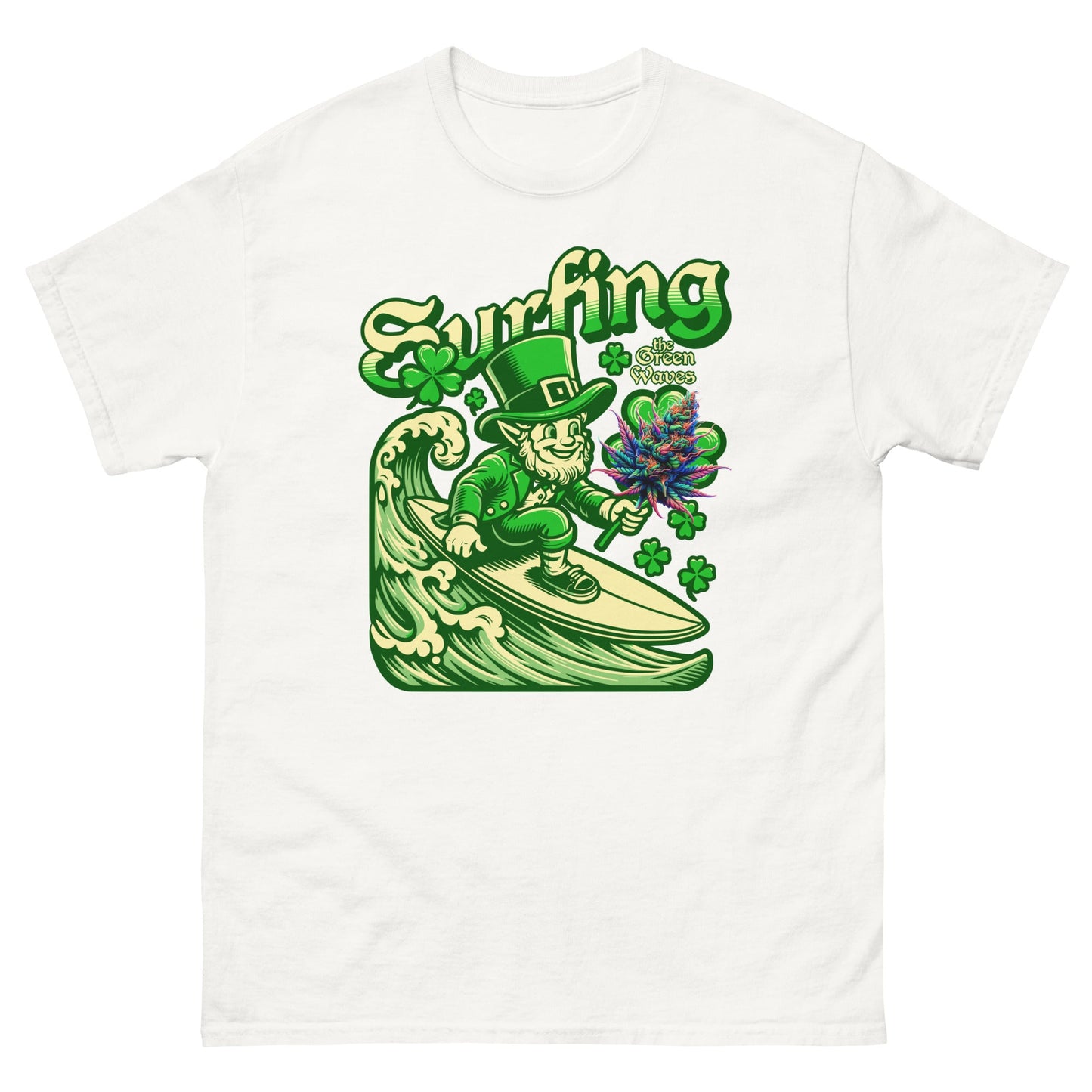 Green Waves Men's classic tee - Elevaleaf -