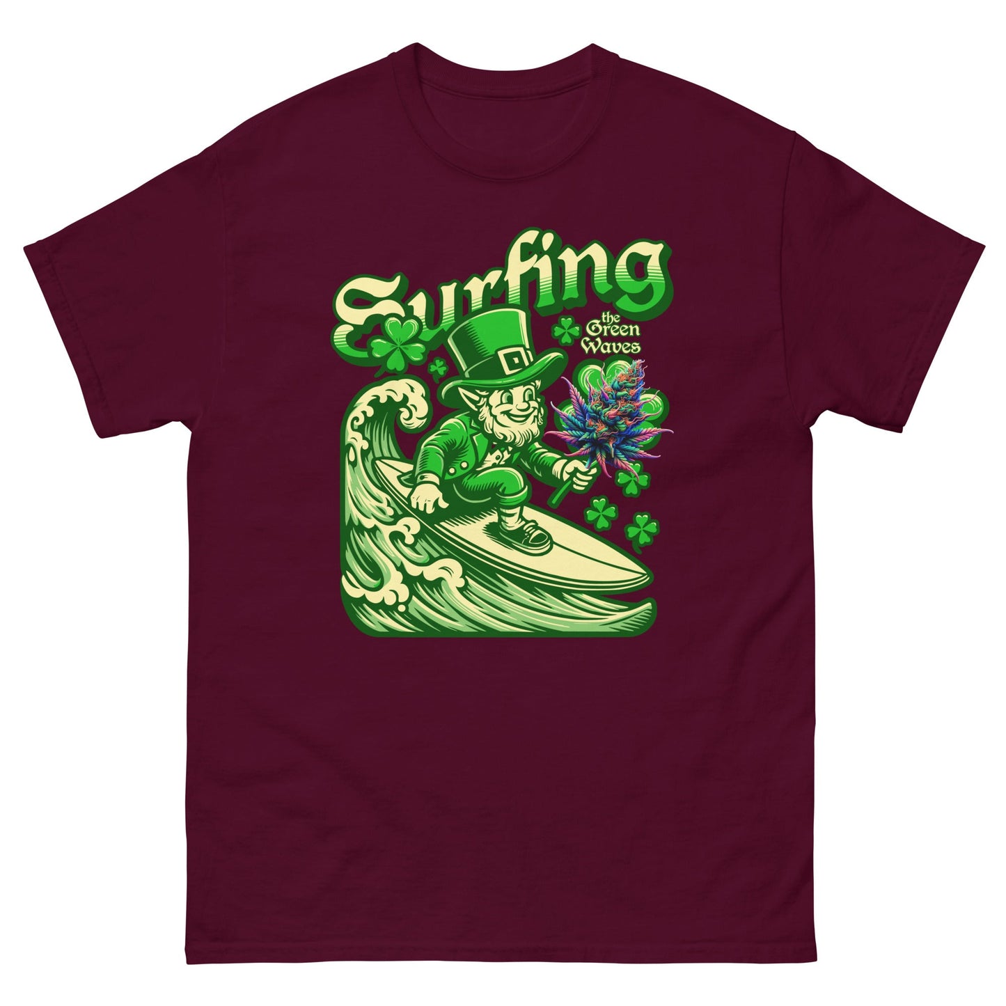 Green Waves Men's classic tee - Elevaleaf -