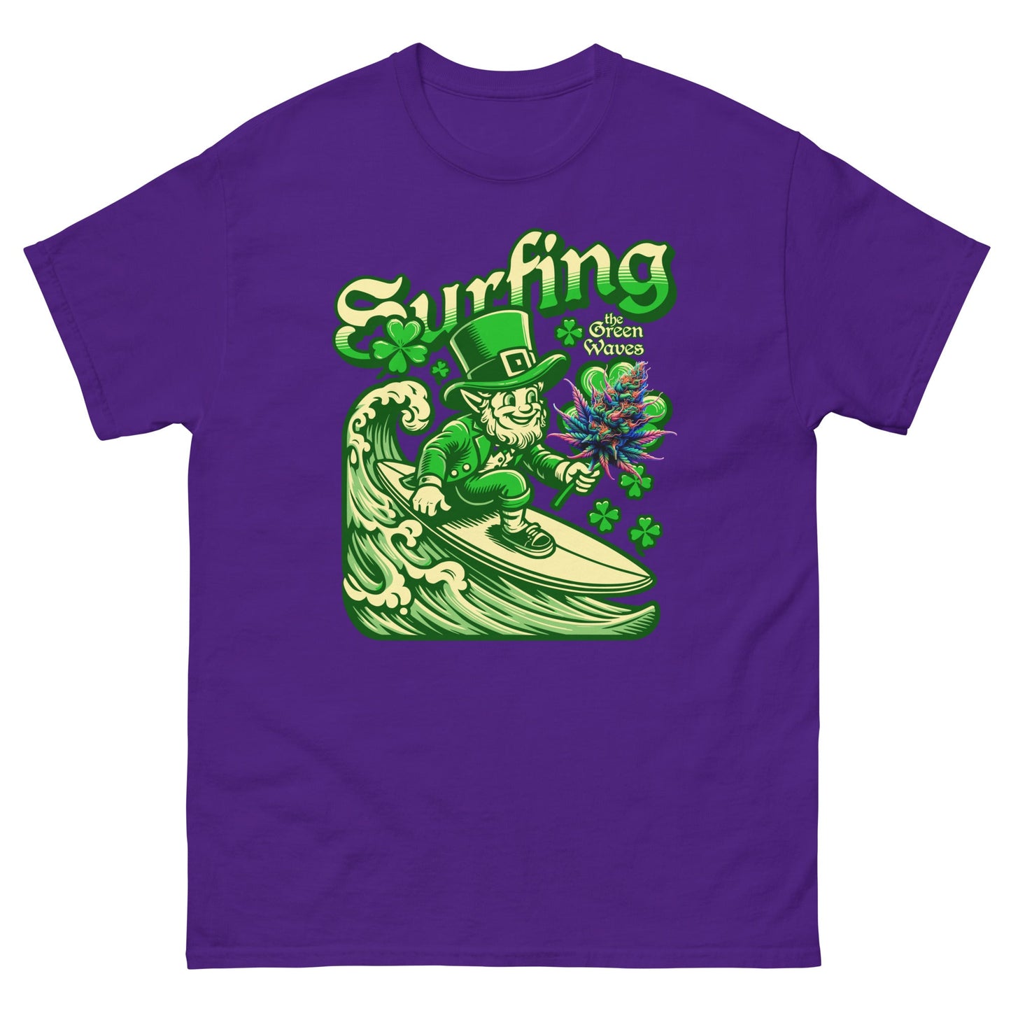 Green Waves Men's classic tee - Elevaleaf -