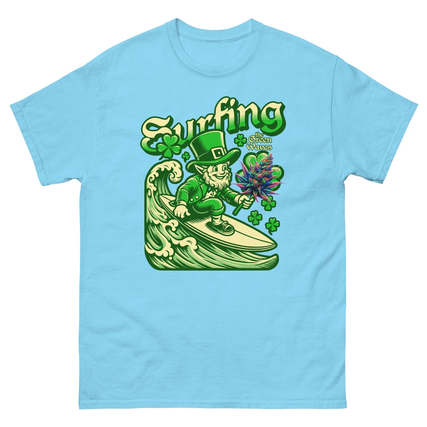 Green Waves Men's classic tee - Elevaleaf -