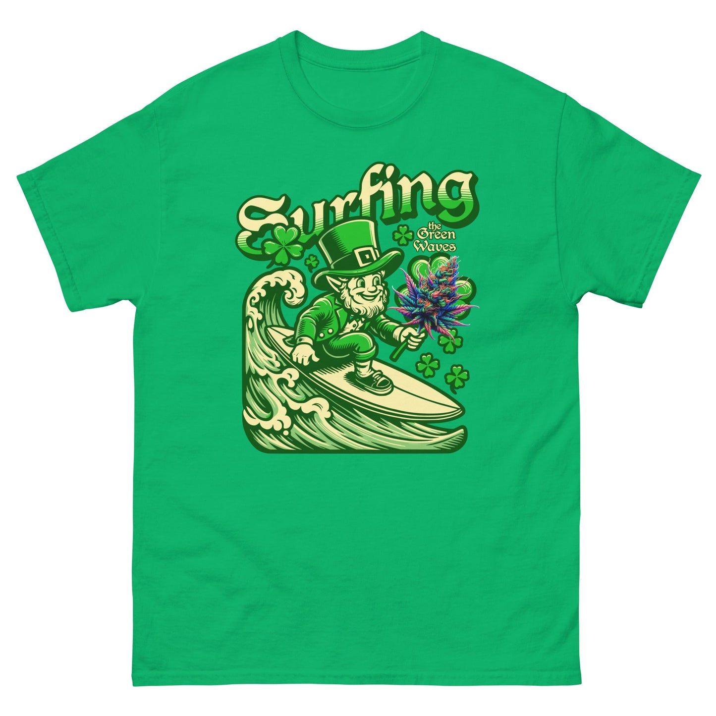 Green Waves Men's classic tee - Elevaleaf -