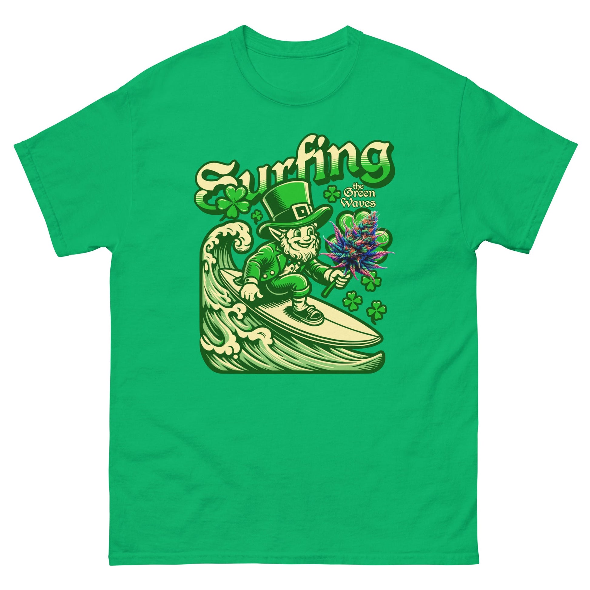 Green Waves Men's classic tee - Elevaleaf -