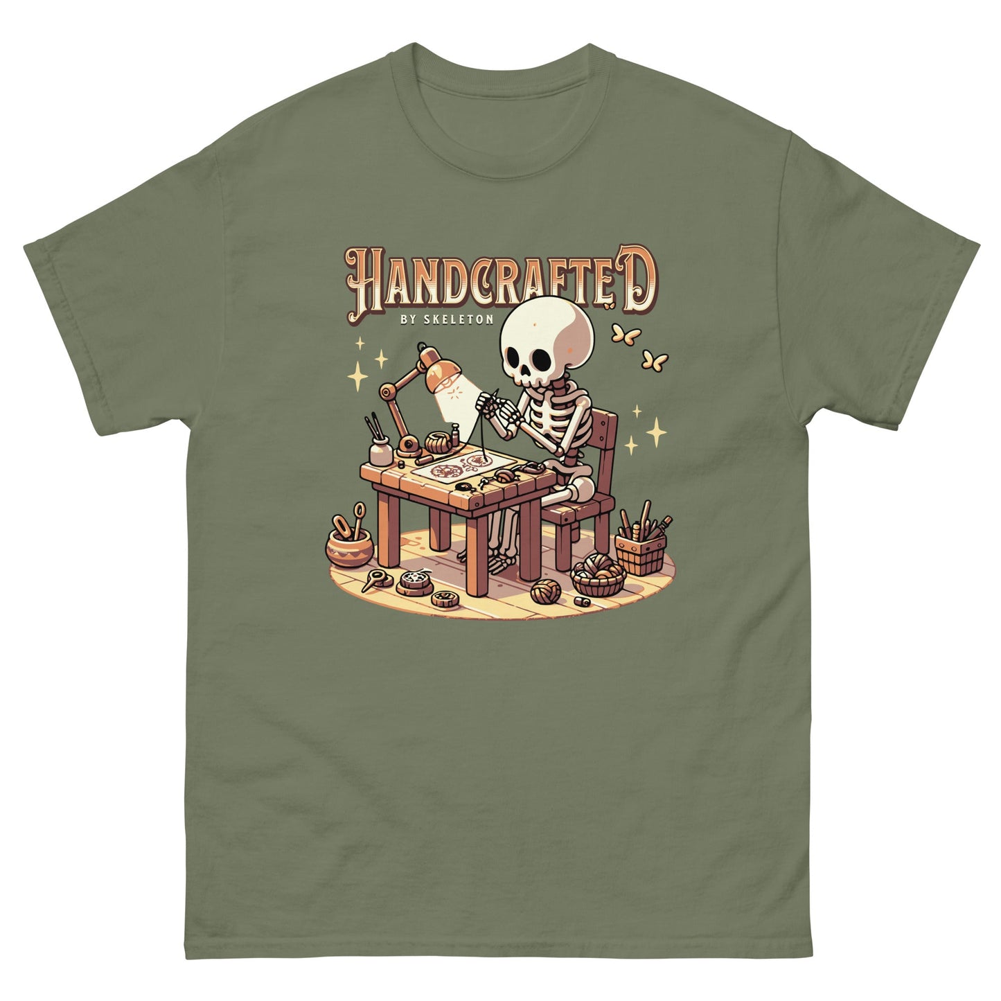 Handcrafted by Skeleton Men's classic tee - Elevaleaf -