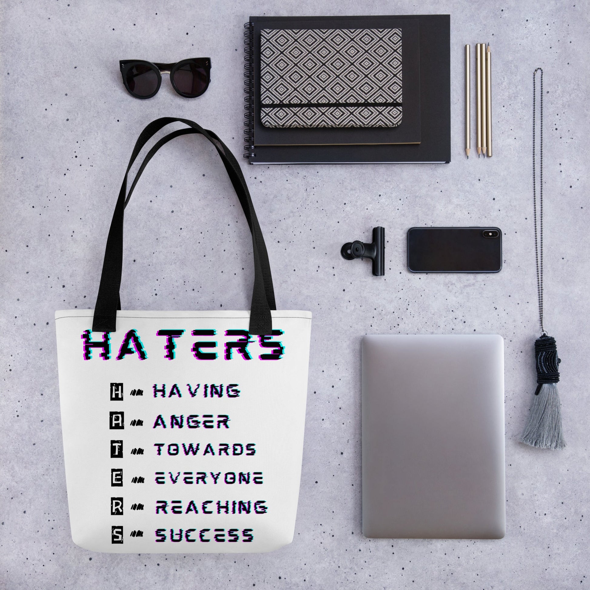 Haters Tote bag - Elevaleaf - 
