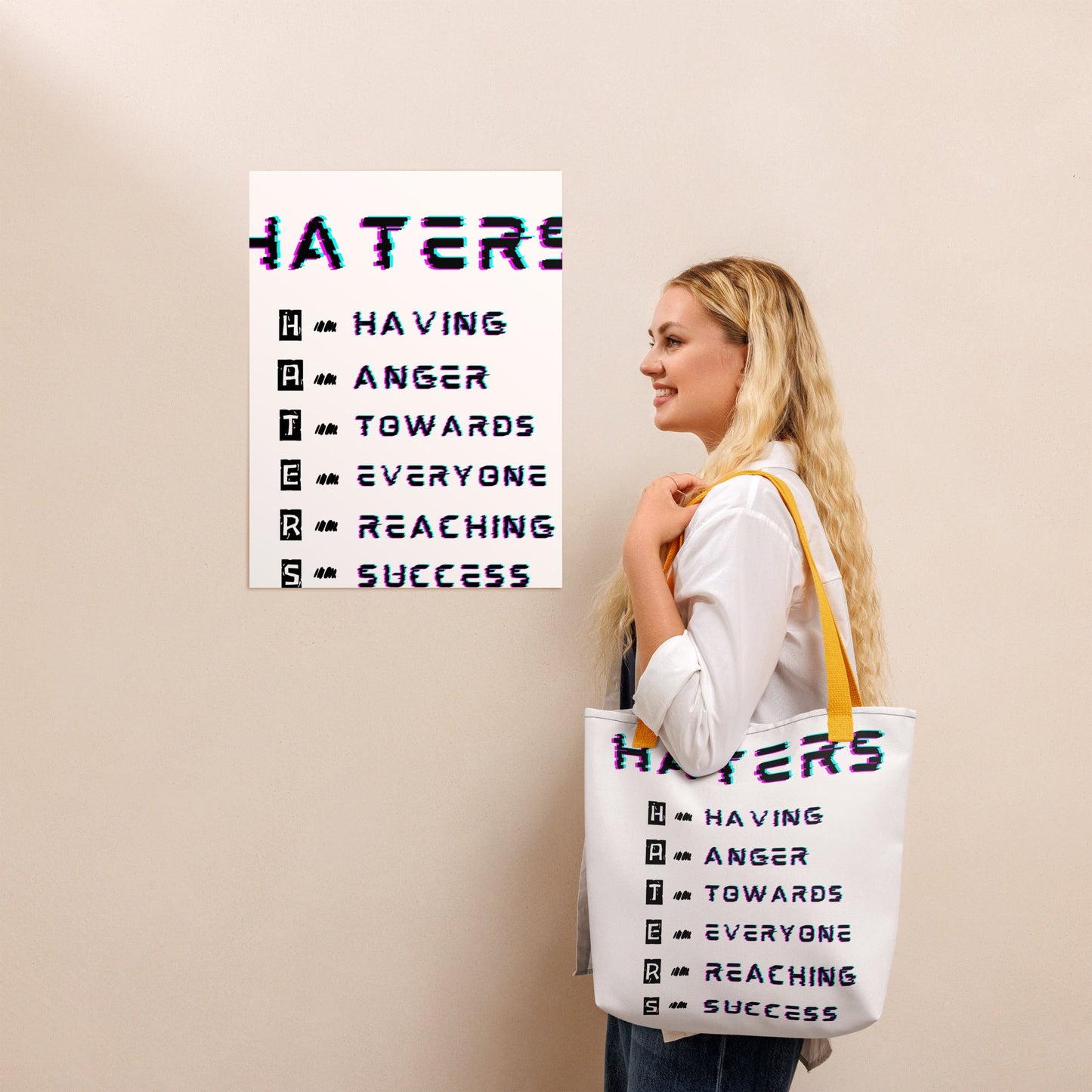 Haters Tote bag - Elevaleaf - 