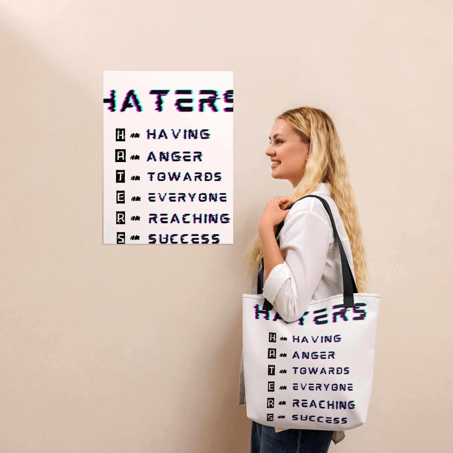 Haters Tote bag - Elevaleaf - 