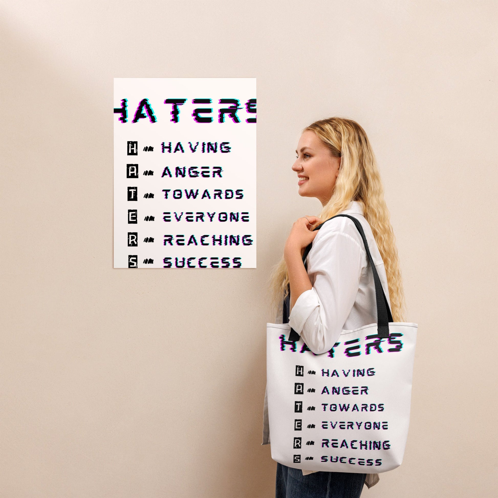 Haters Tote bag - Elevaleaf - 