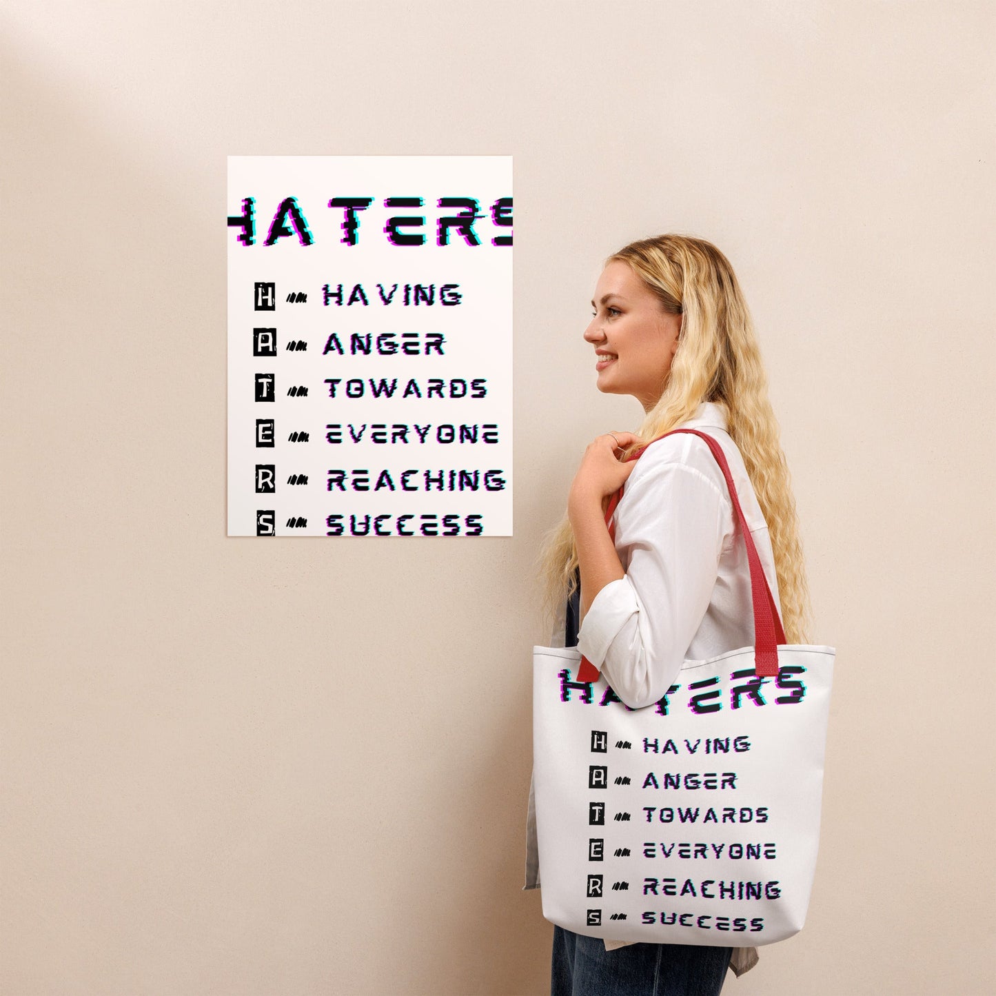 Haters Tote bag - Elevaleaf - 