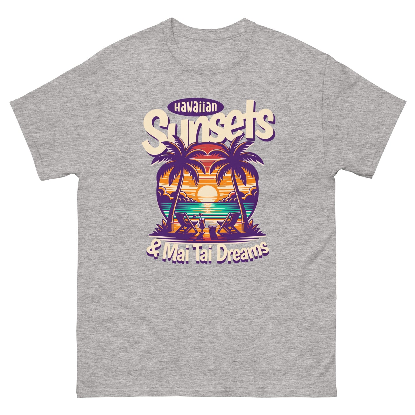 Hawaiian Sunsets Men's classic tee - Elevaleaf -