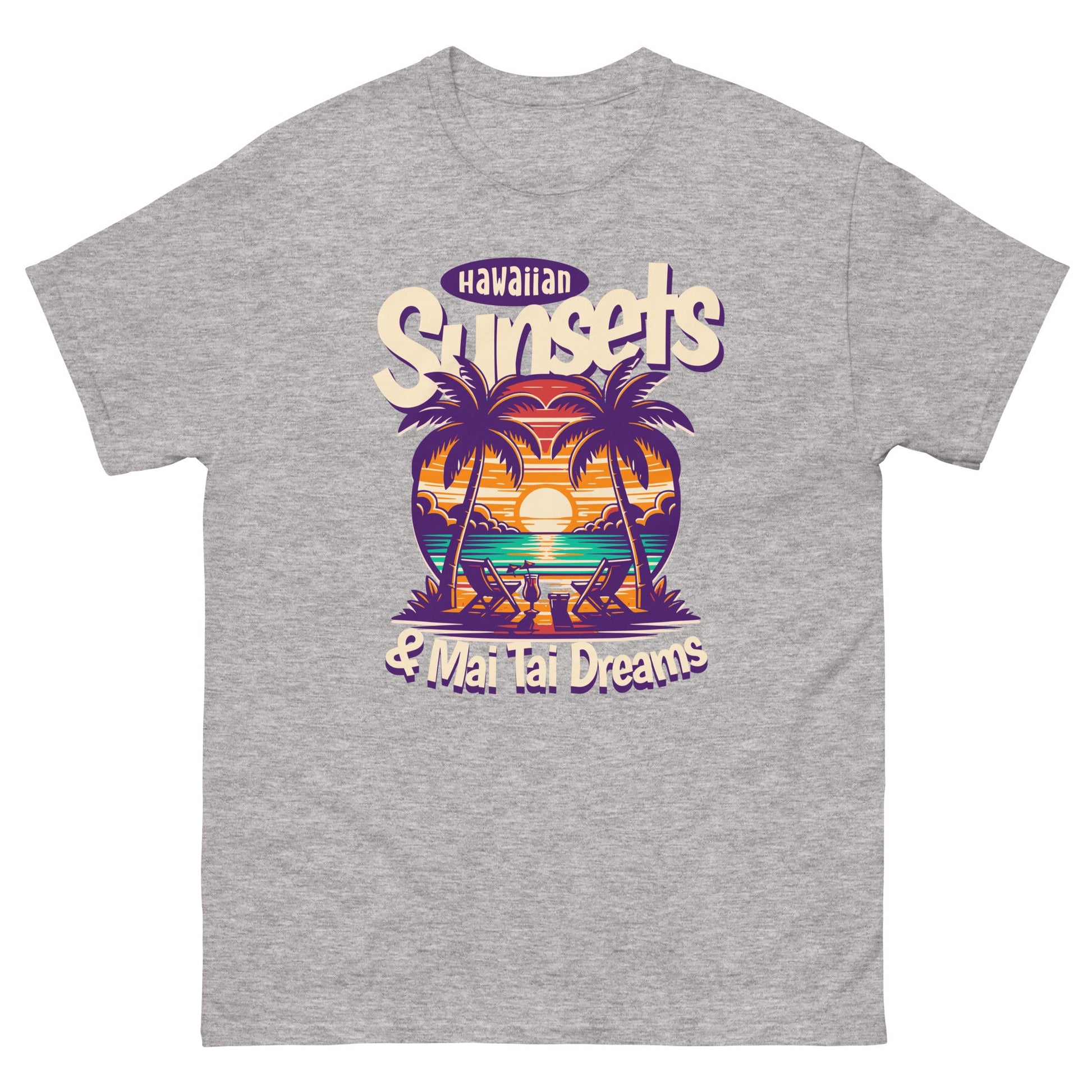 Hawaiian Sunsets Men's classic tee - Elevaleaf -